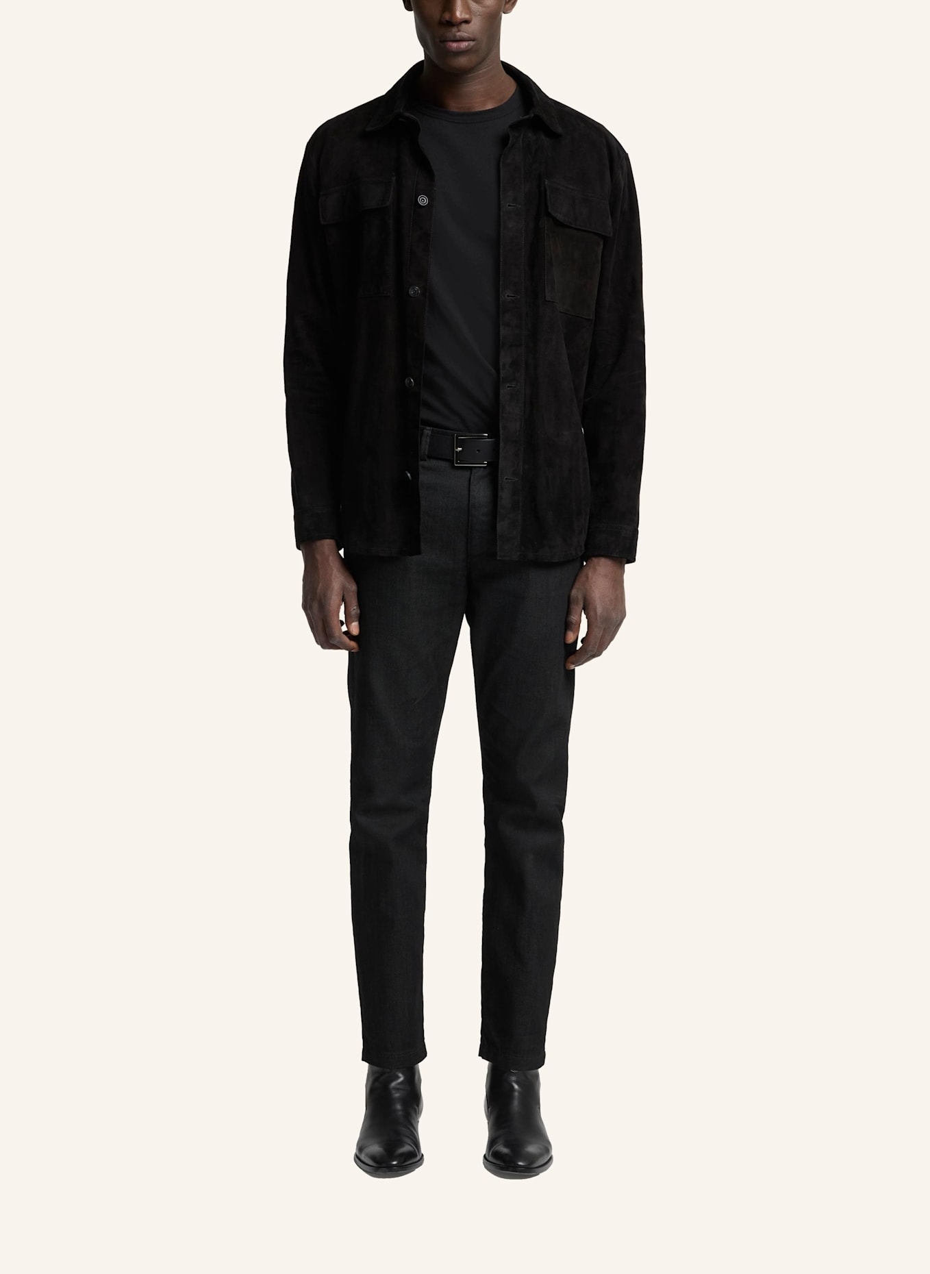 7 for all mankind Jeans AIRWEFT CHINO Slim Fit: SCHWARZ