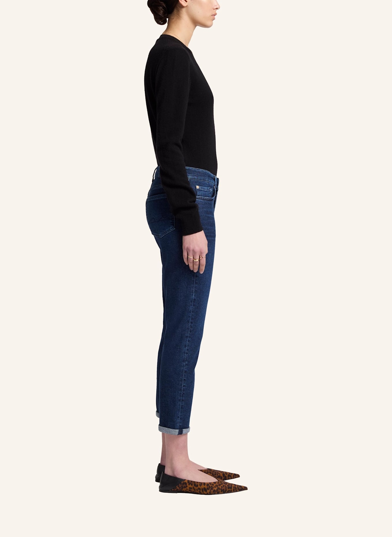 7 for all mankind Jeans JOSEFINA Boyfriend Fit: BLAU