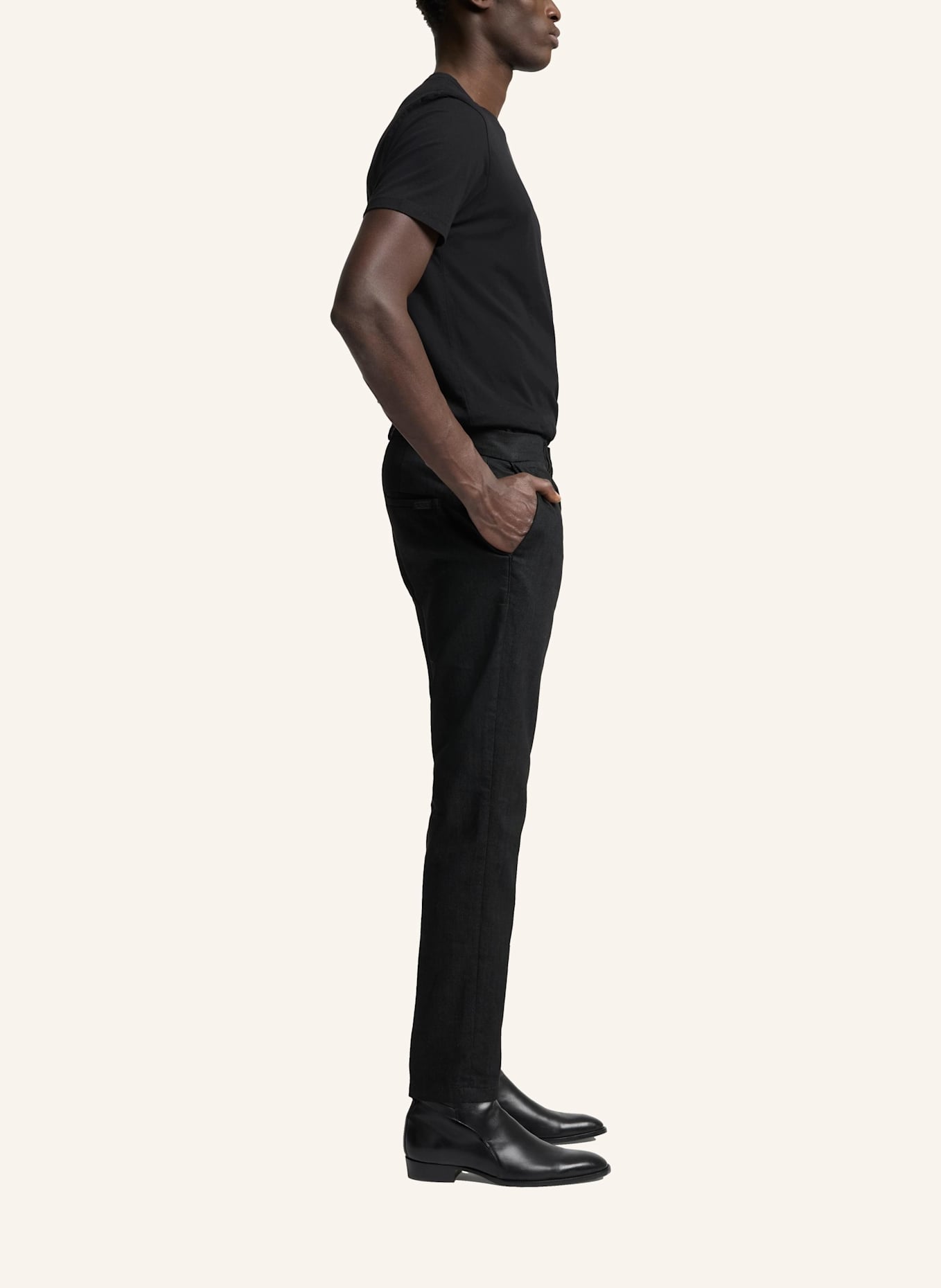 7 for all mankind Jeans AIRWEFT CHINO Slim Fit: SCHWARZ