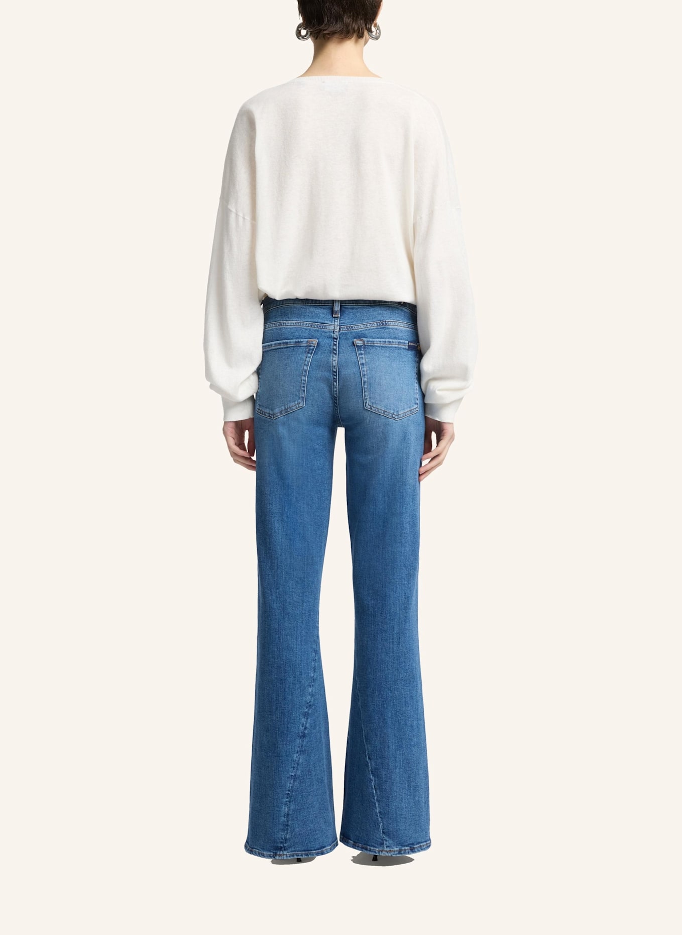 7 for all mankind Jeans DOJO TAILORLESS Flare Fit: BLAU