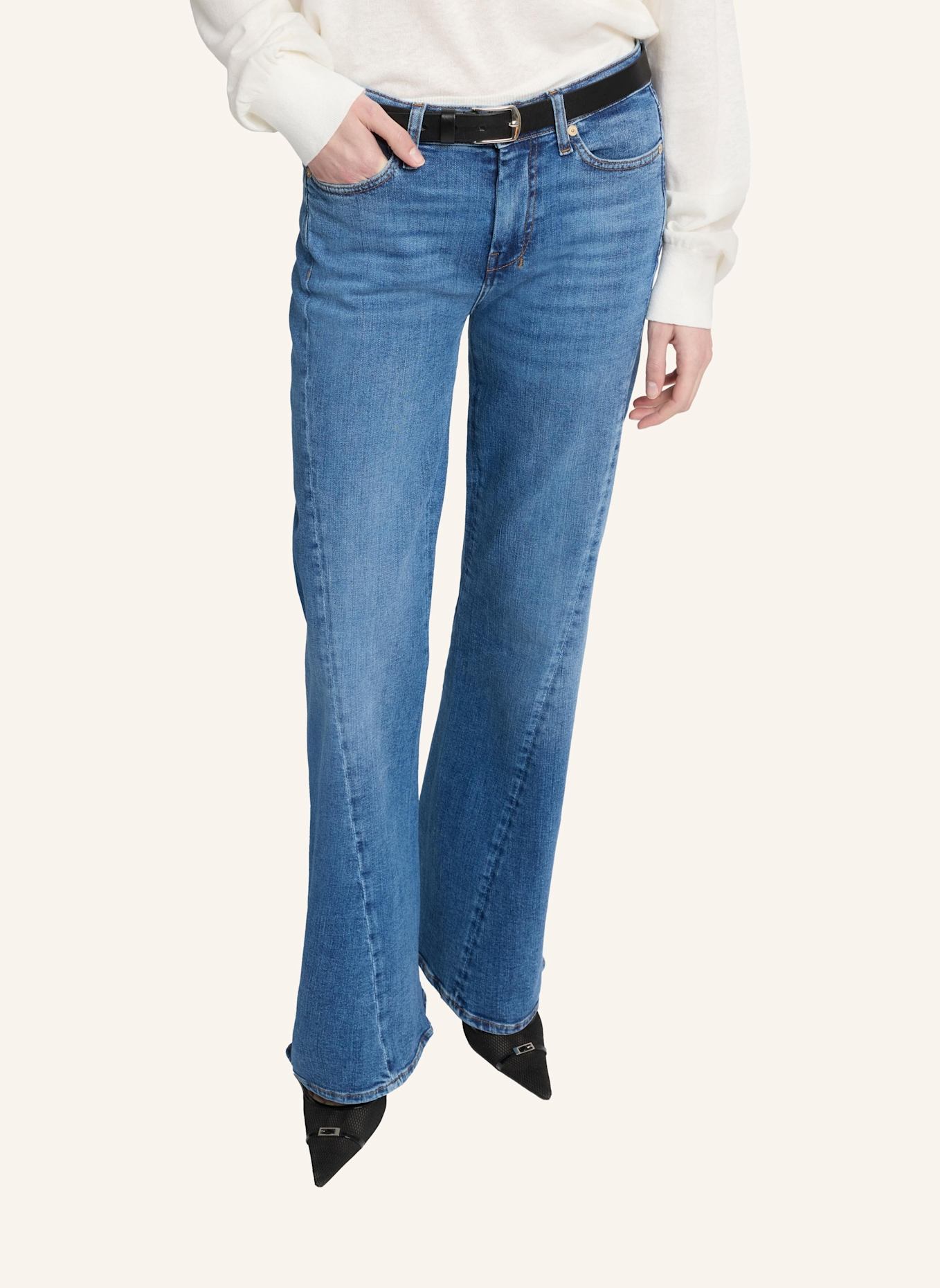 7 for all mankind Jeans DOJO TAILORLESS Flare Fit: BLAU