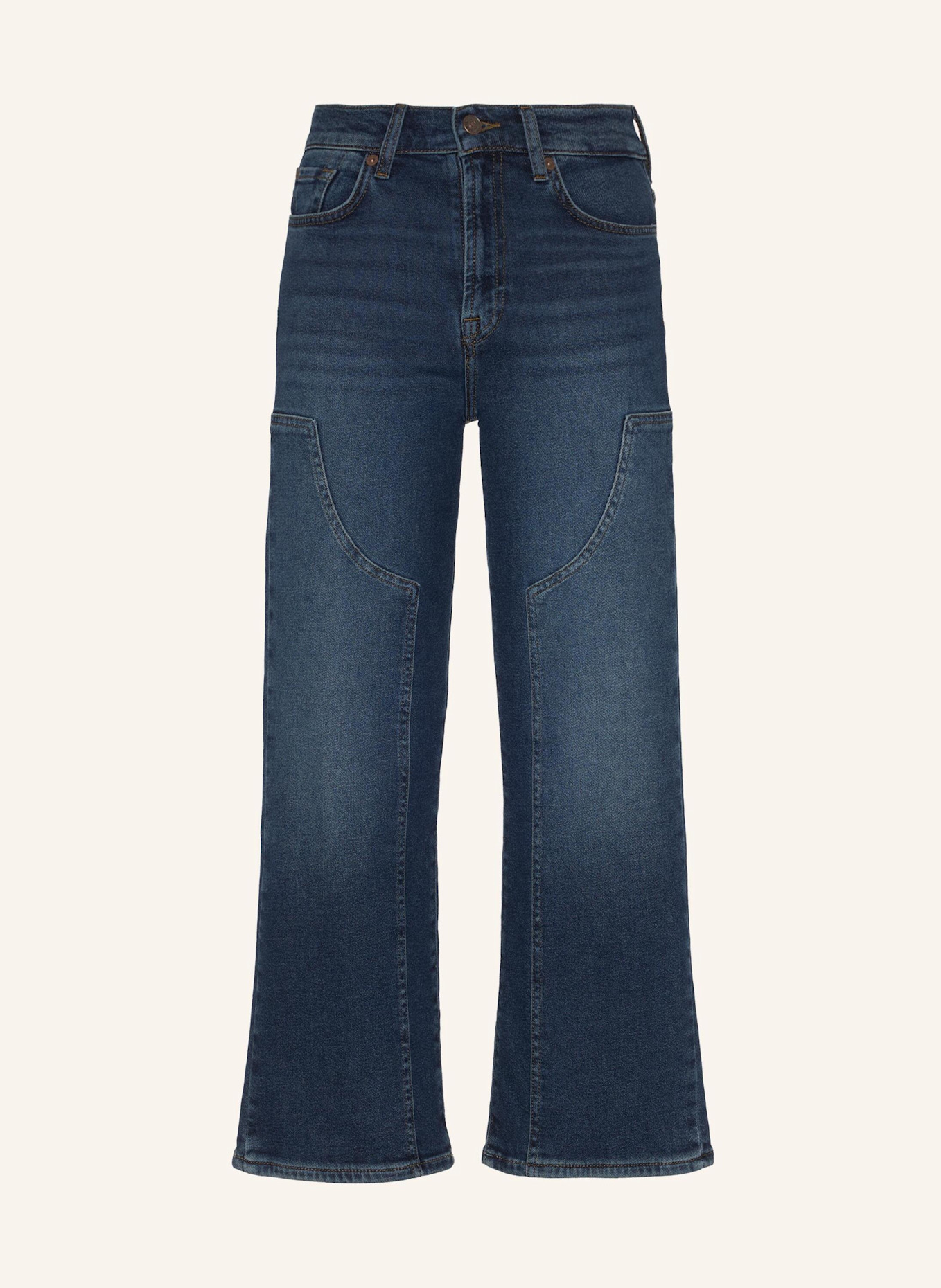 7 for all mankind Jeans CROPPED ALEXA Straight Fit: BLAU