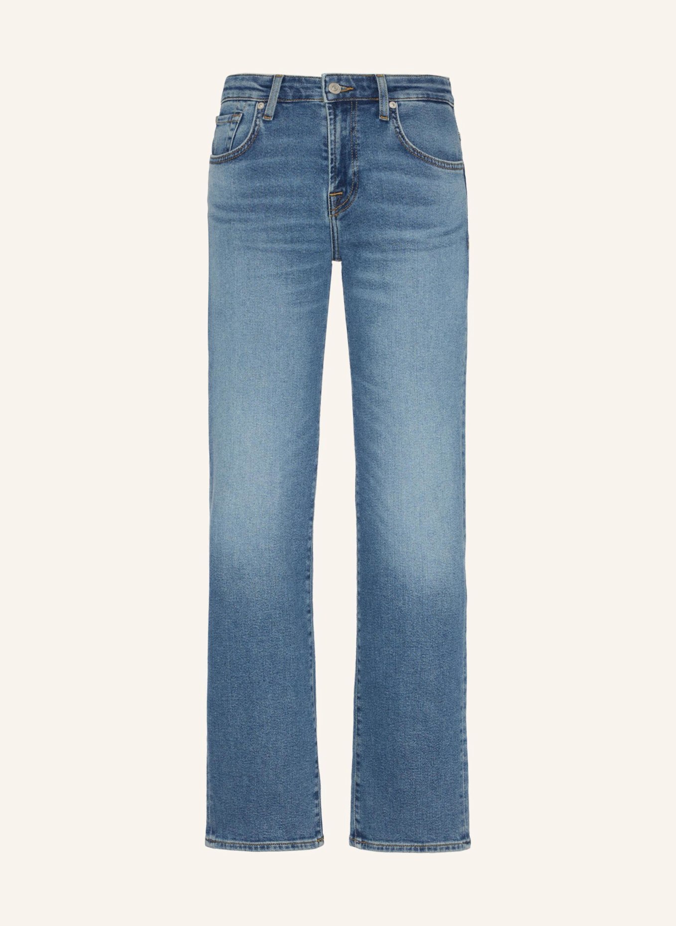 7 for all mankind Jeans CALIE STRAIGHT Straight Fit: BLAU