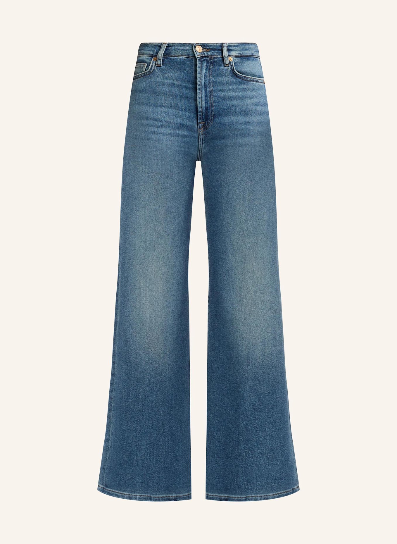 7 for all mankind Flared Jeans ULTRA HIGH RISE JO: BLAU
