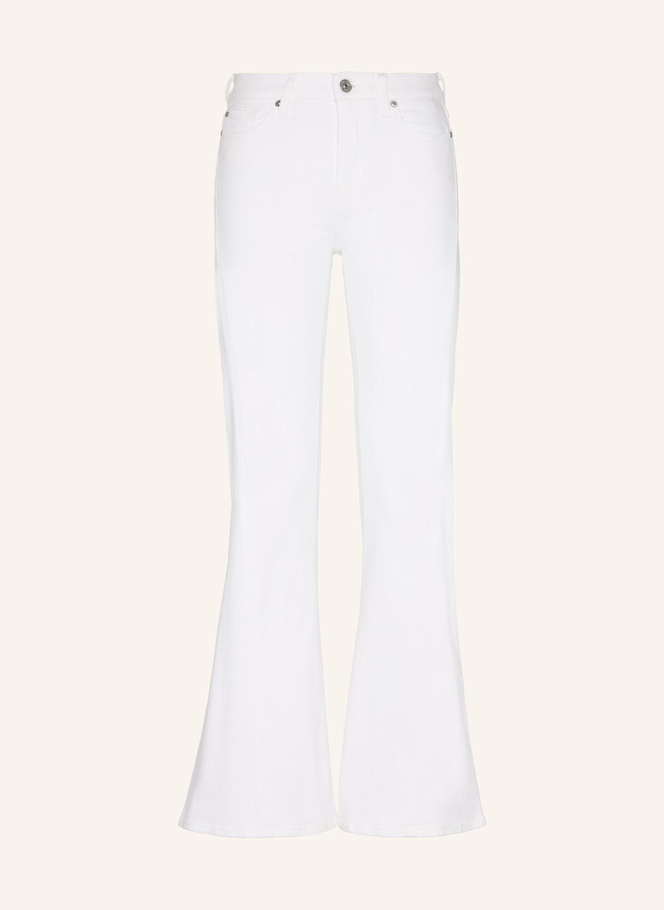 7 for all mankind Jeans DOJO TAILORLESS Flare Fit: WEISS