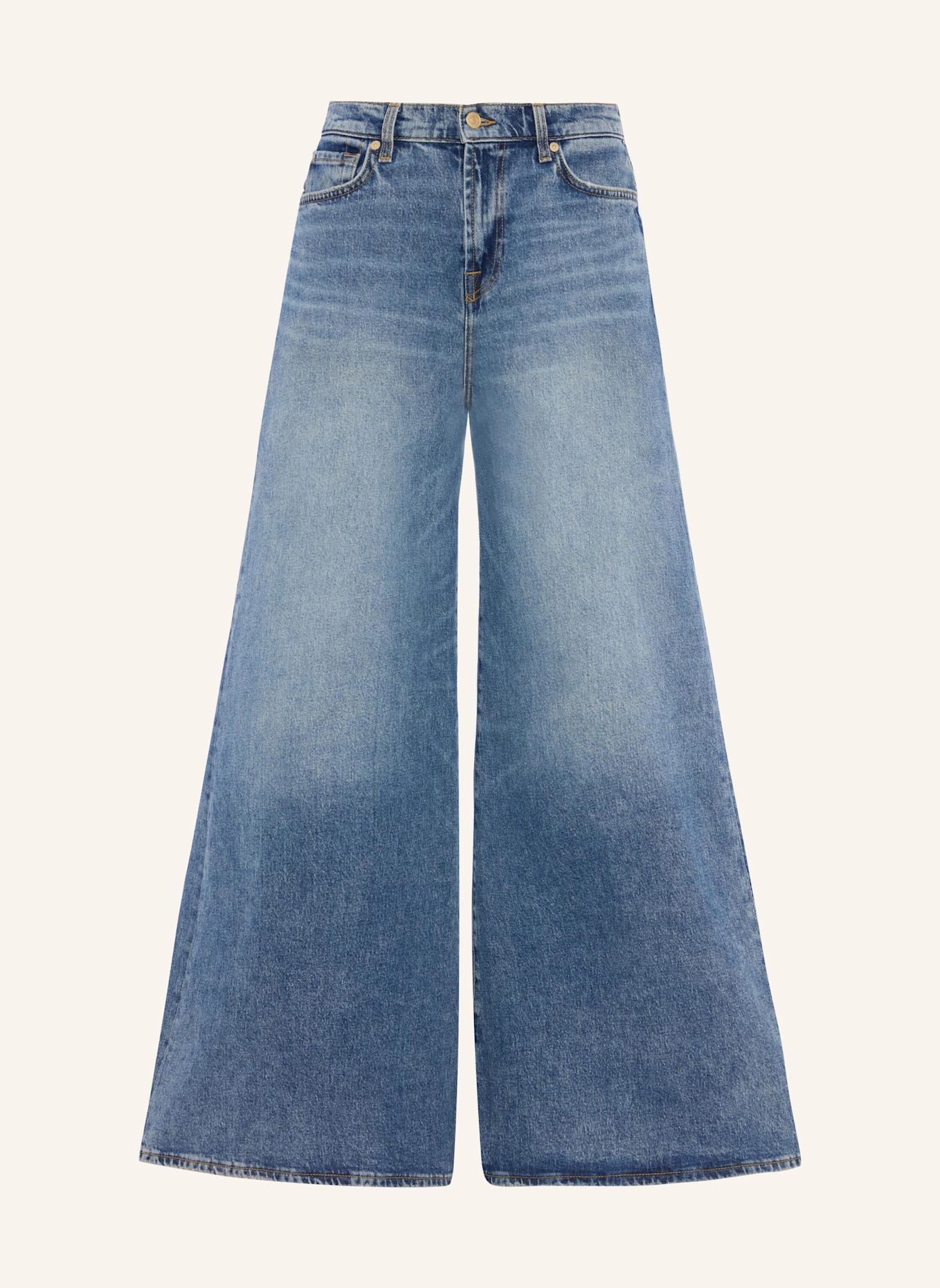 7 for all mankind Jeans WILLOW WIDE Wide Leg fit: BLAU