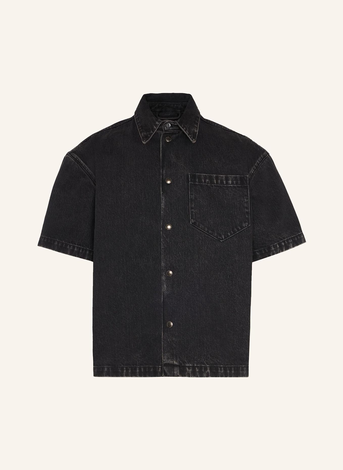 7 for all mankind Shirt OVER CAMP: SCHWARZ