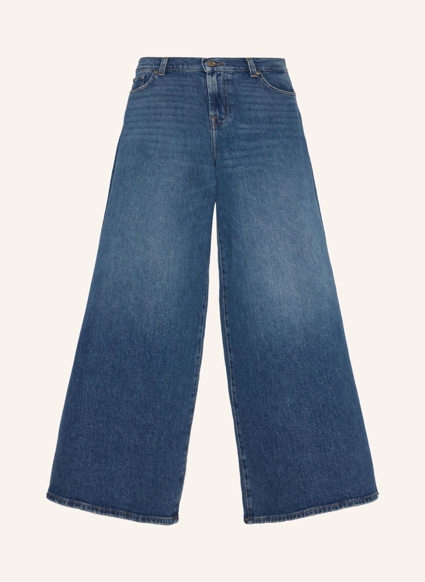 7 for all mankind Jeans MARIE WIDE LEG Wide Leg fit: BLAU