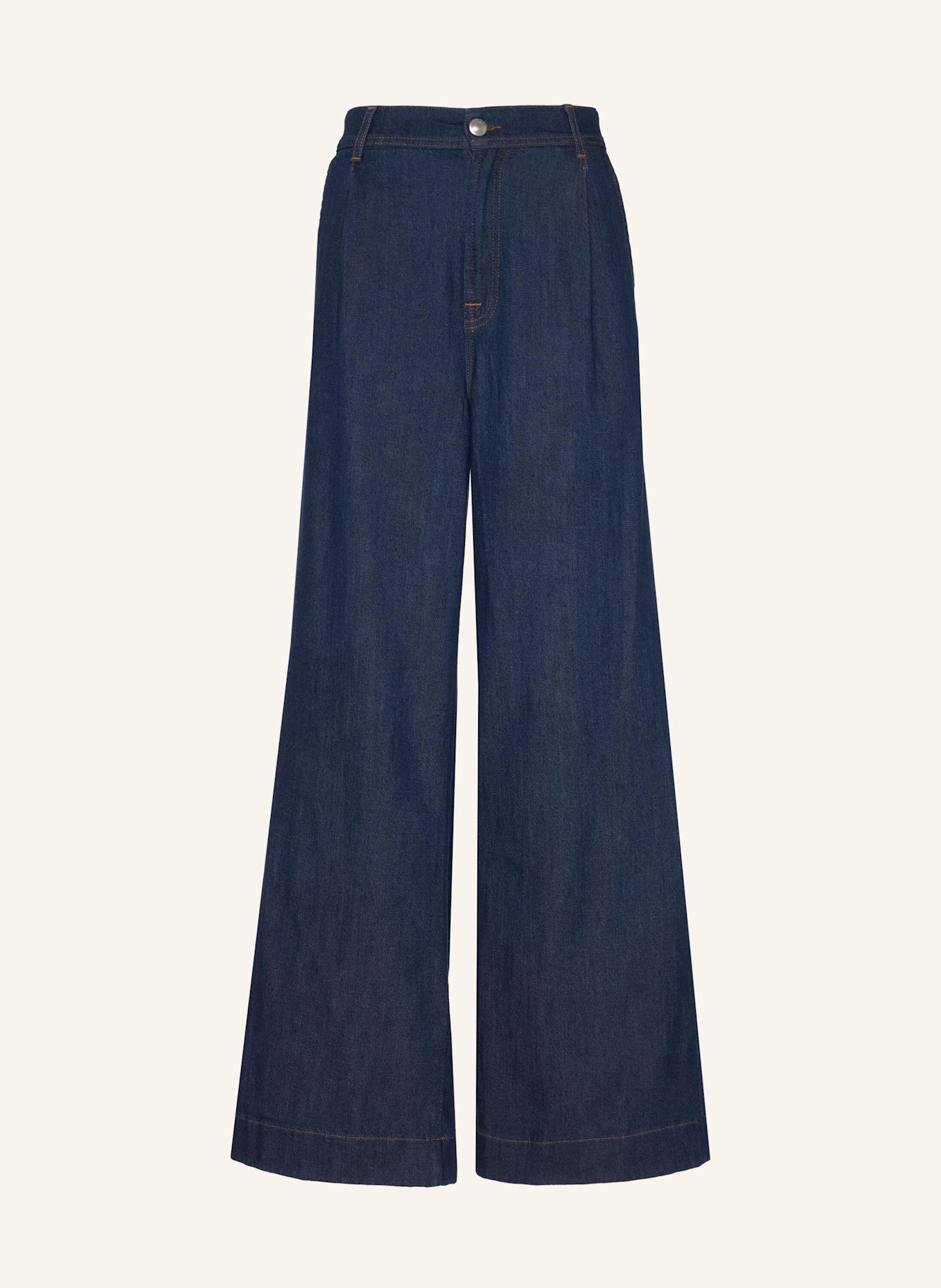 7 for all mankind Pants PLEATED Wide Leg fit: BLAU