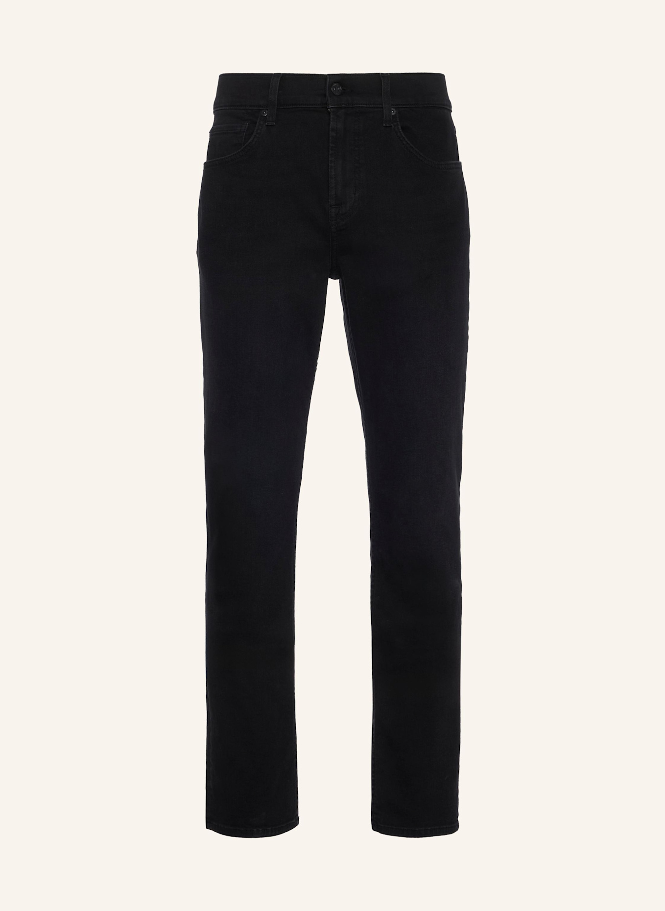 7 for all mankind Jeans THE STRAIGHT Straight Fit: SCHWARZ