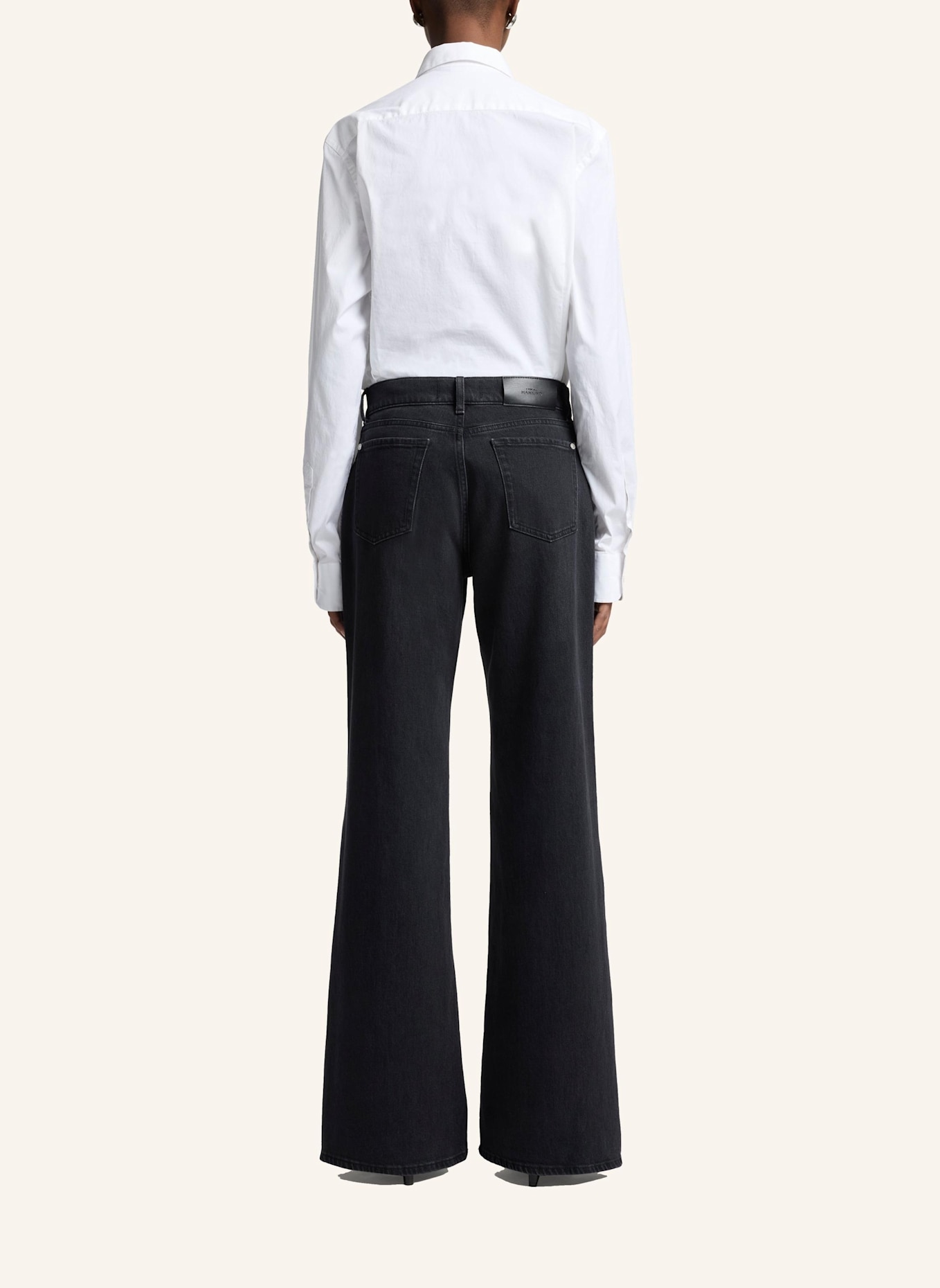 7 for all mankind Jeans LOTTA Wide Leg Fit: SCHWARZ