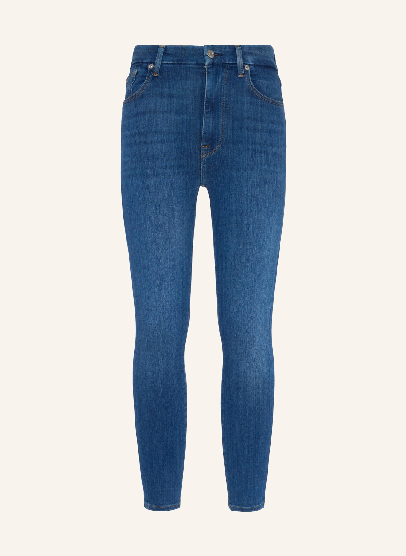 7 for all mankind Jeans HIGH RISE ANKLE SKINNY Skinny Fit: BLAU