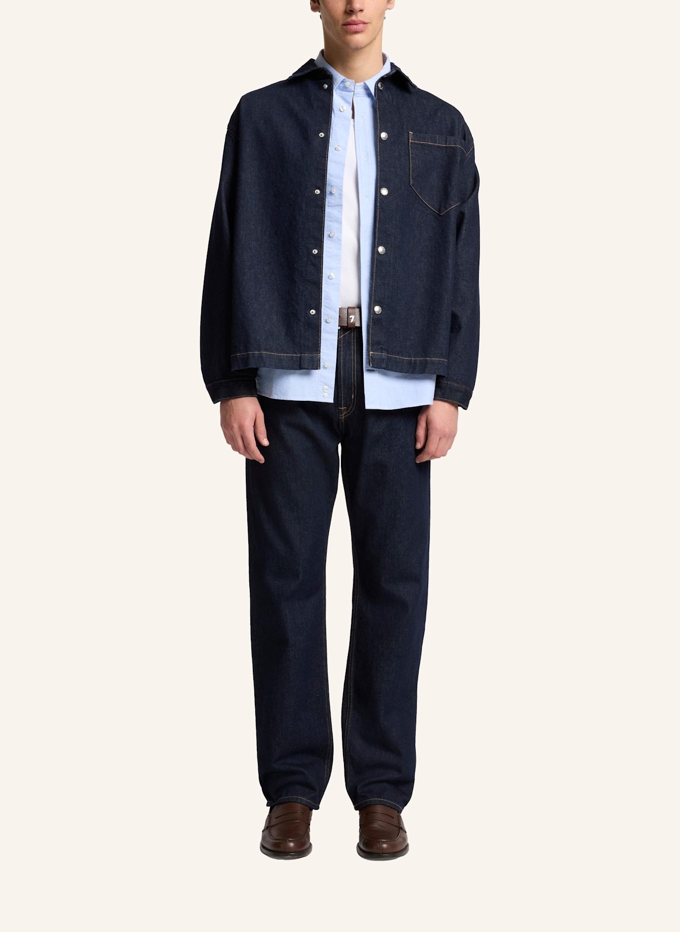 7 for all mankind Jeans MODERN STRAIGHT Straight Fit: BLAU