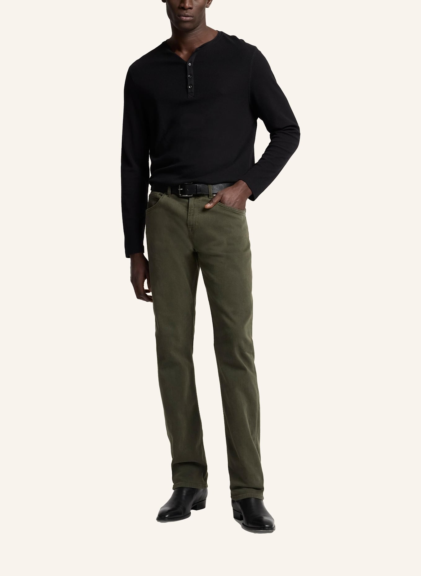 7 for all mankind Jeans THE STRAIGHT Straight Fit: GRÜN