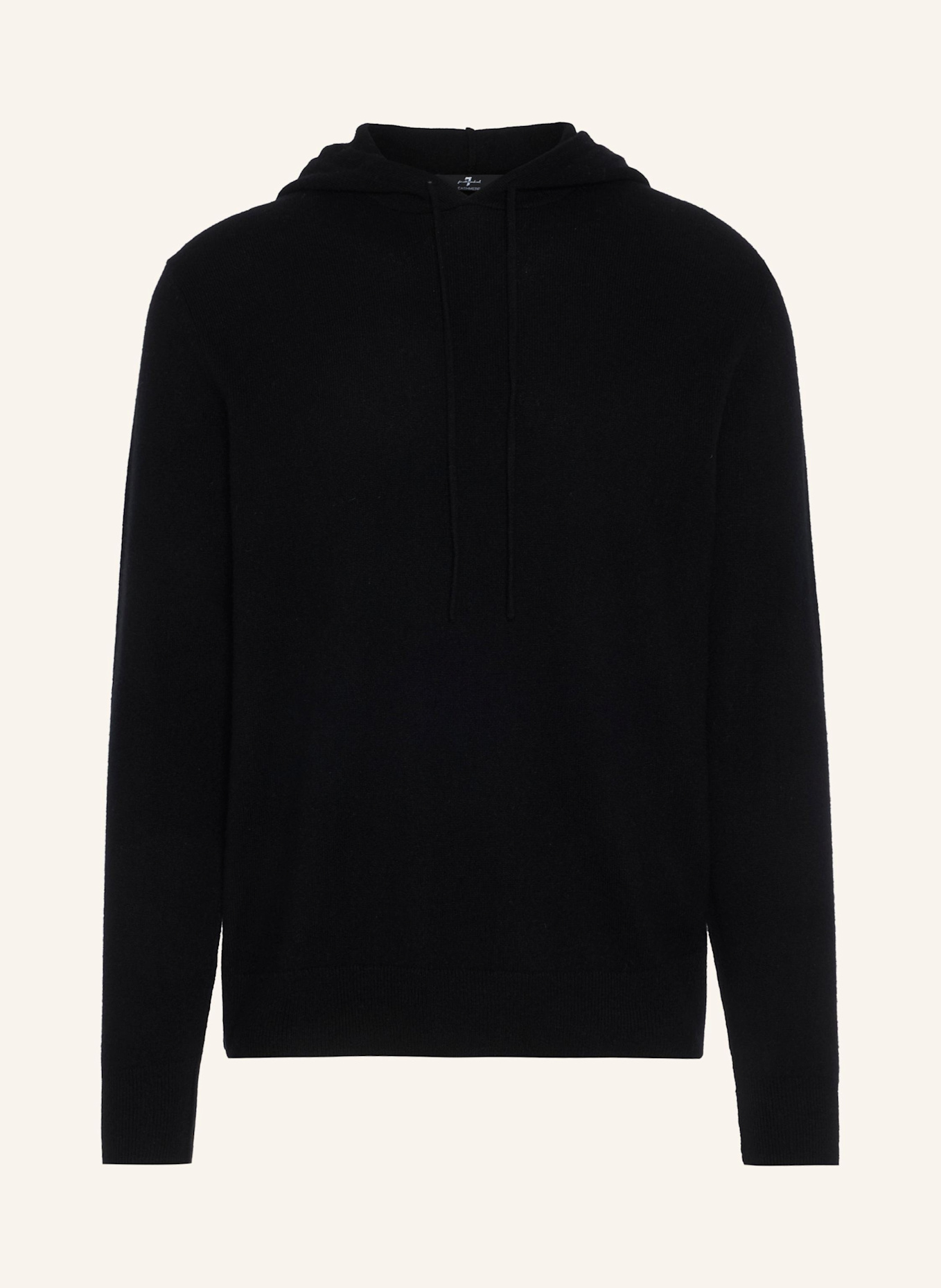 7 for all mankind Hoodie CASHMERE: SCHWARZ