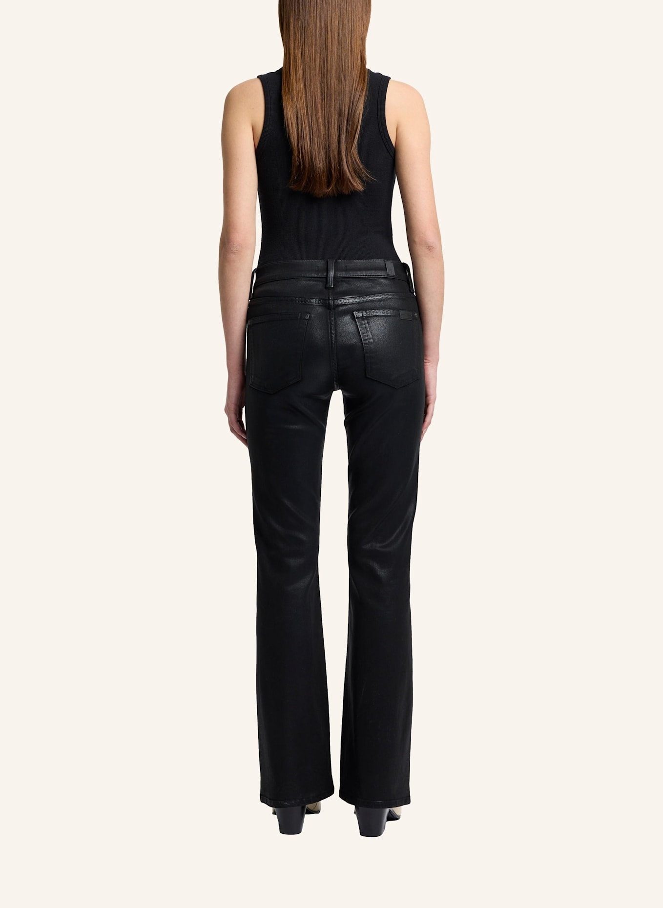 7 for all mankind Jeans BOOTCUT TAILORLESS Bootcut Fit: SCHWARZ