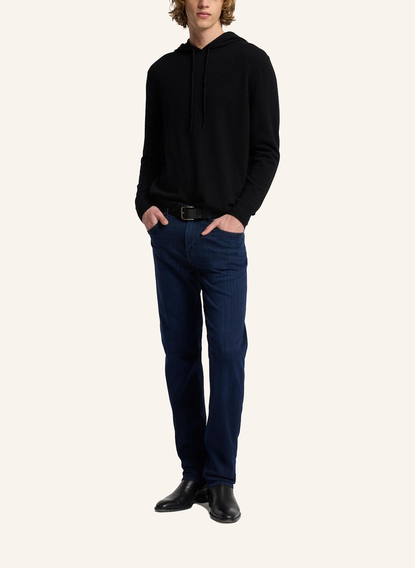 7 for all mankind Hoodie CASHMERE: SCHWARZ
