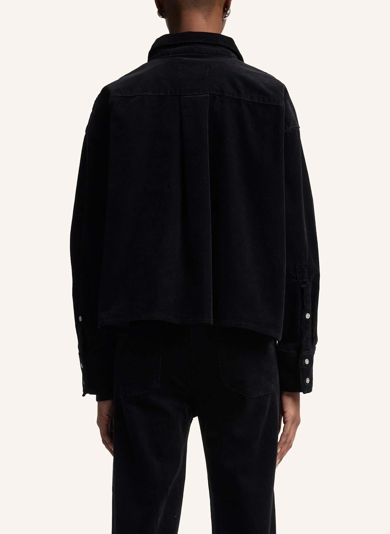 7 for all mankind Shirt NINA CROPPED: SCHWARZ