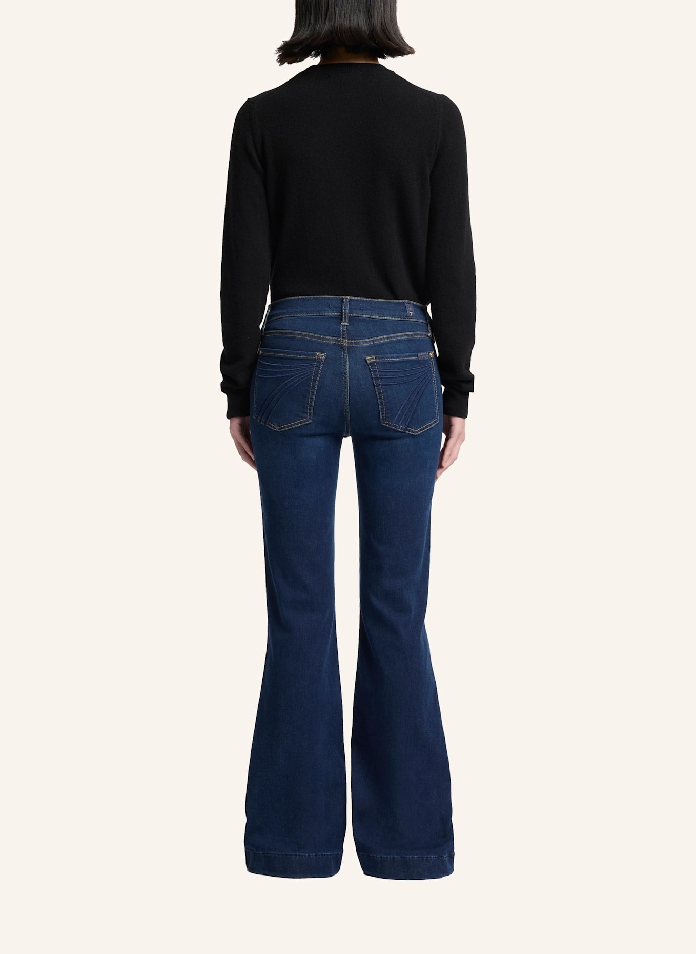 7 for all mankind Jeans DOJO TAILORLESS Flare Fit: BLAU