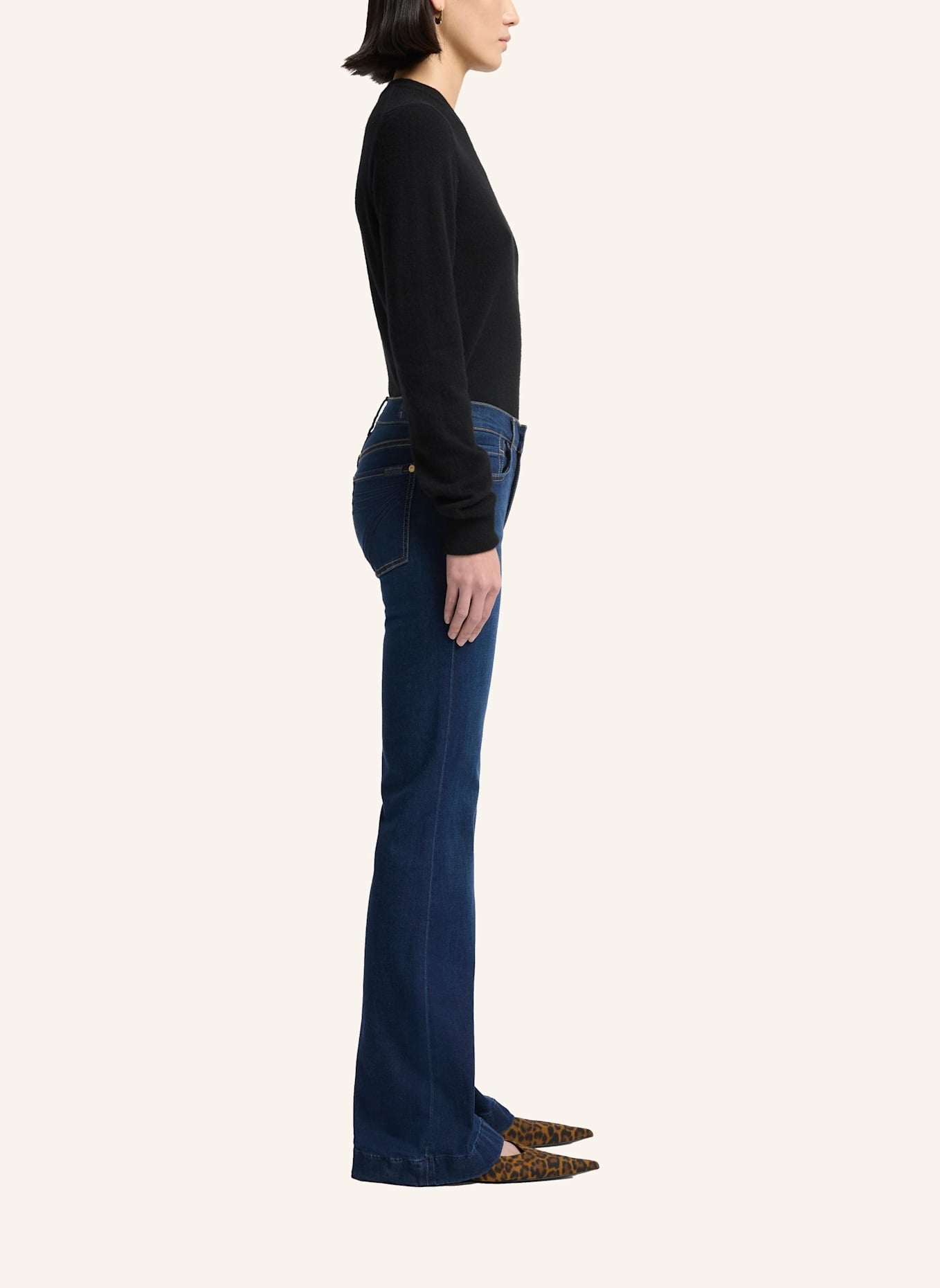 7 for all mankind Jeans DOJO TAILORLESS Flare Fit: BLAU