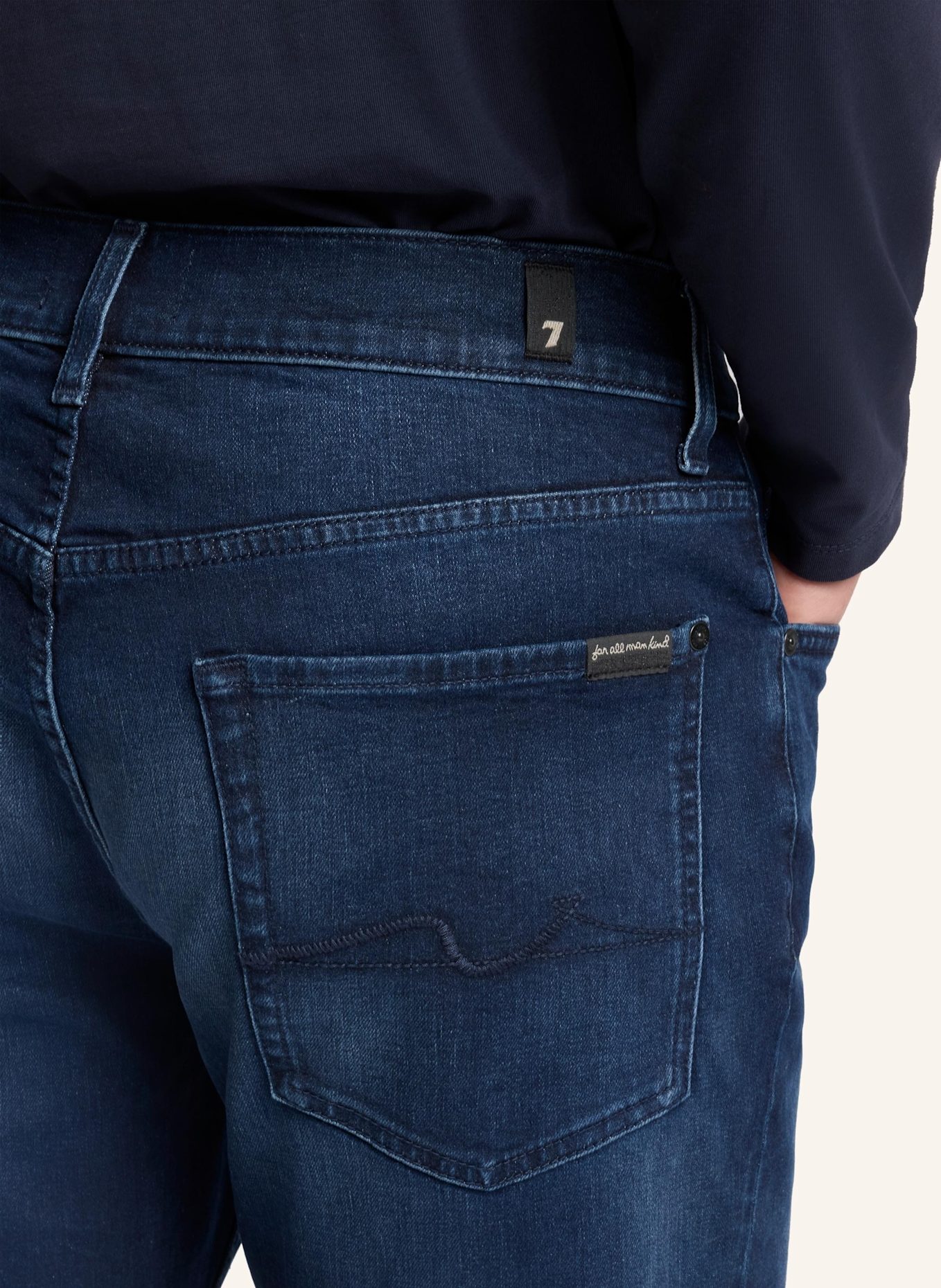 7 for all mankind Jeans THE STRAIGHT Straight Fit: BLAU