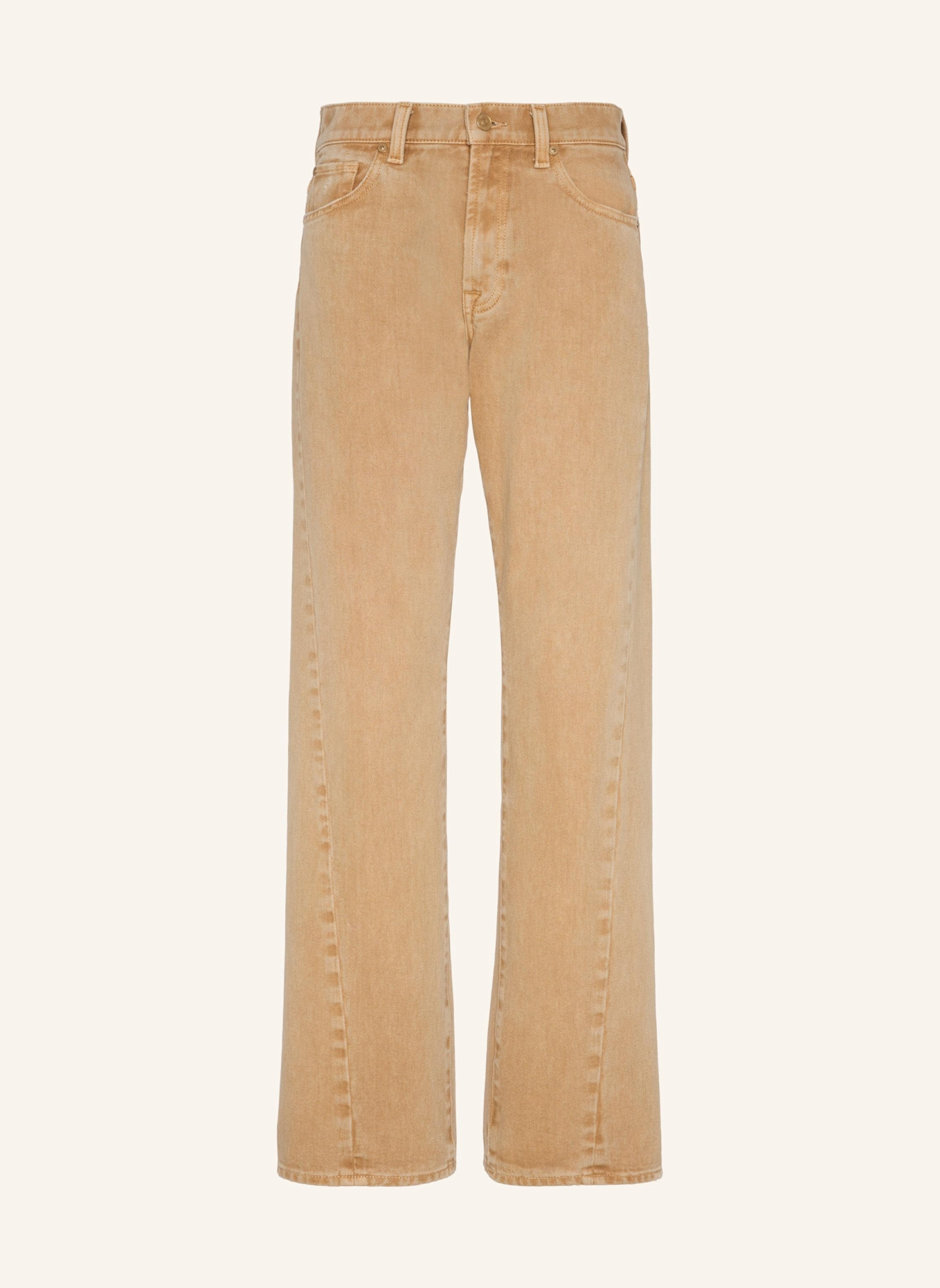 7 for all mankind Jeans TWISTED TESS Wide Leg Fit: BEIGE