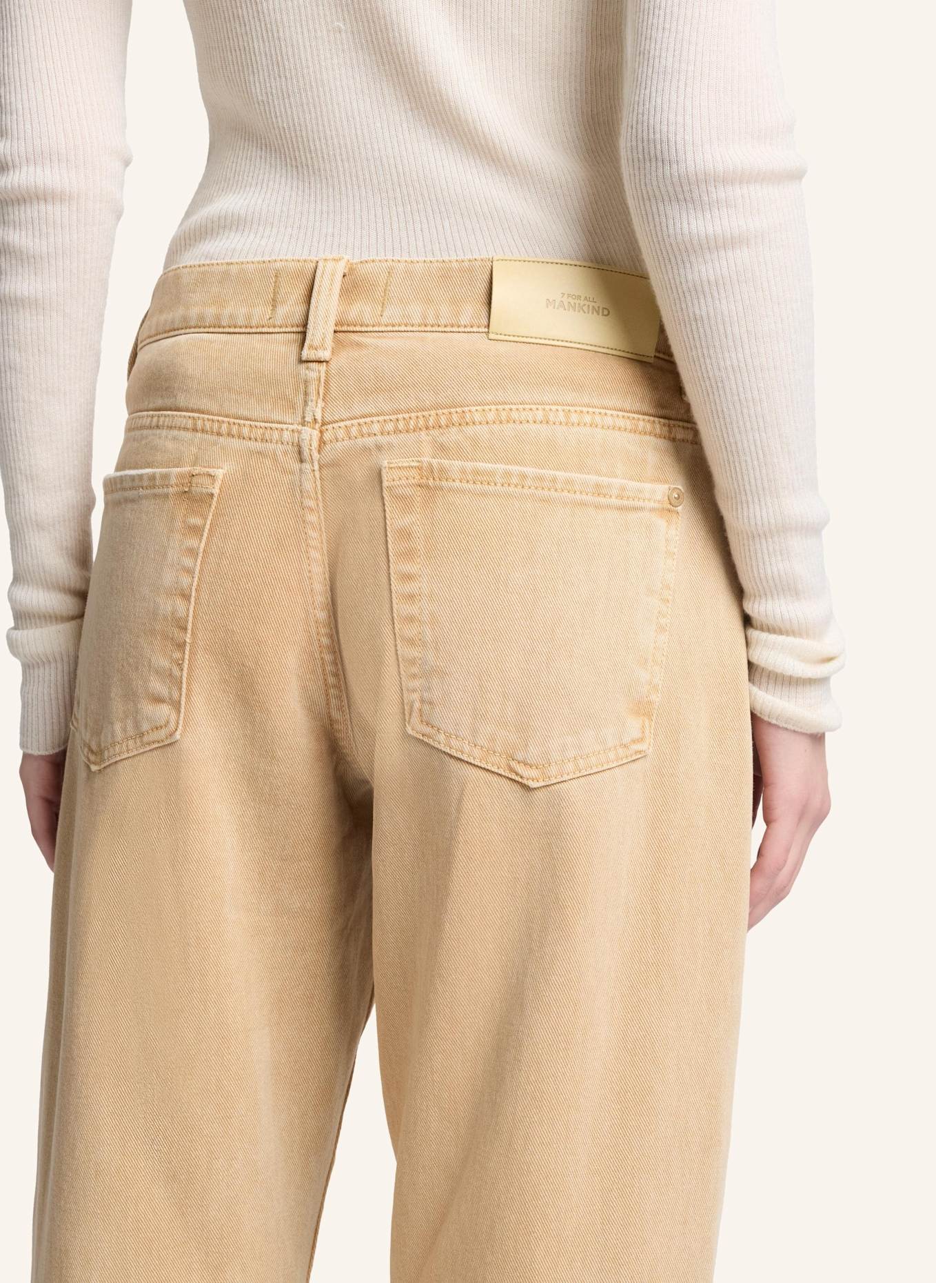 7 for all mankind Jeans TWISTED TESS Wide Leg Fit: BEIGE