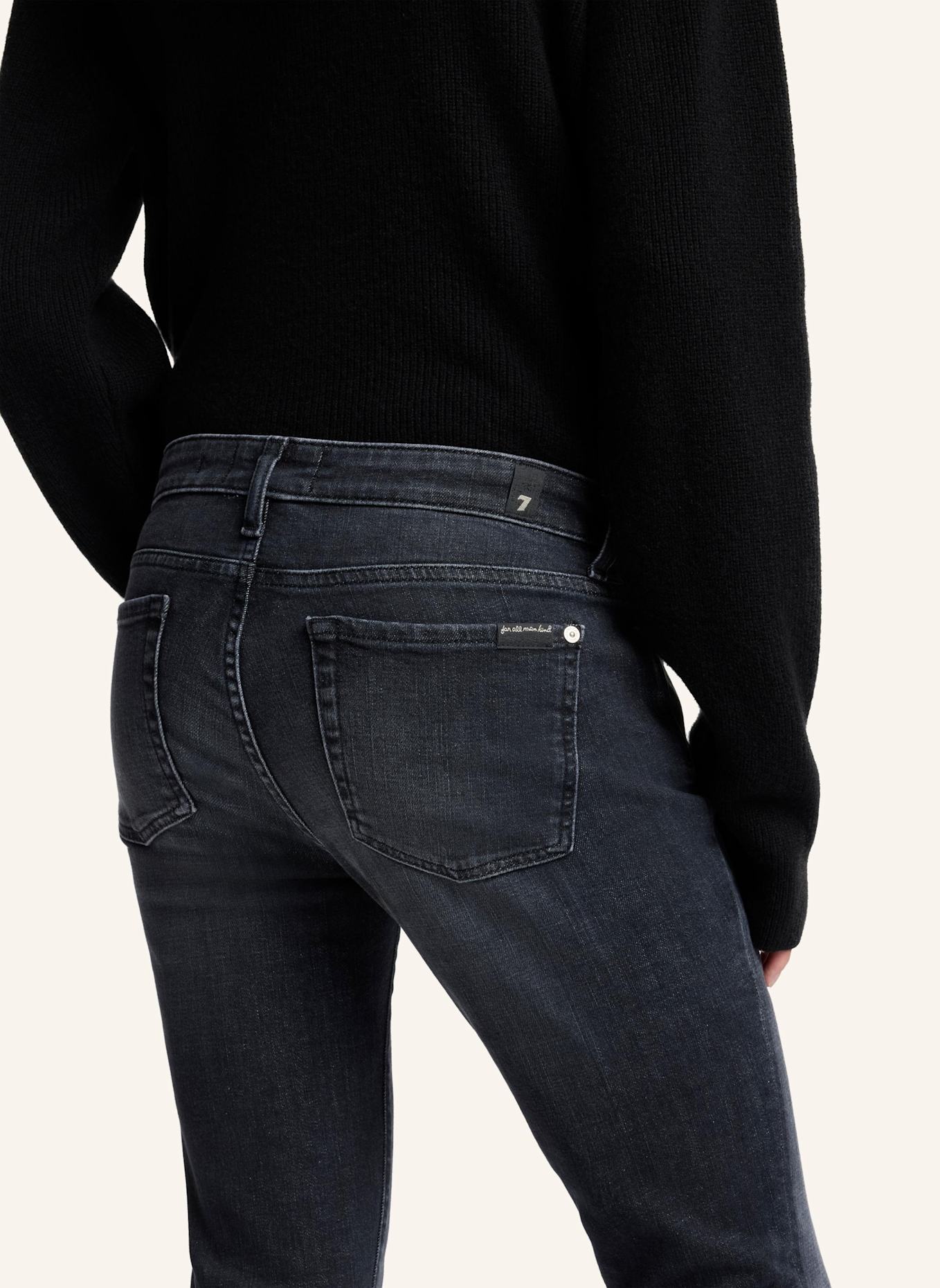 7 for all mankind Jeans LOW SKINNY Skinny Fit: SCHWARZ