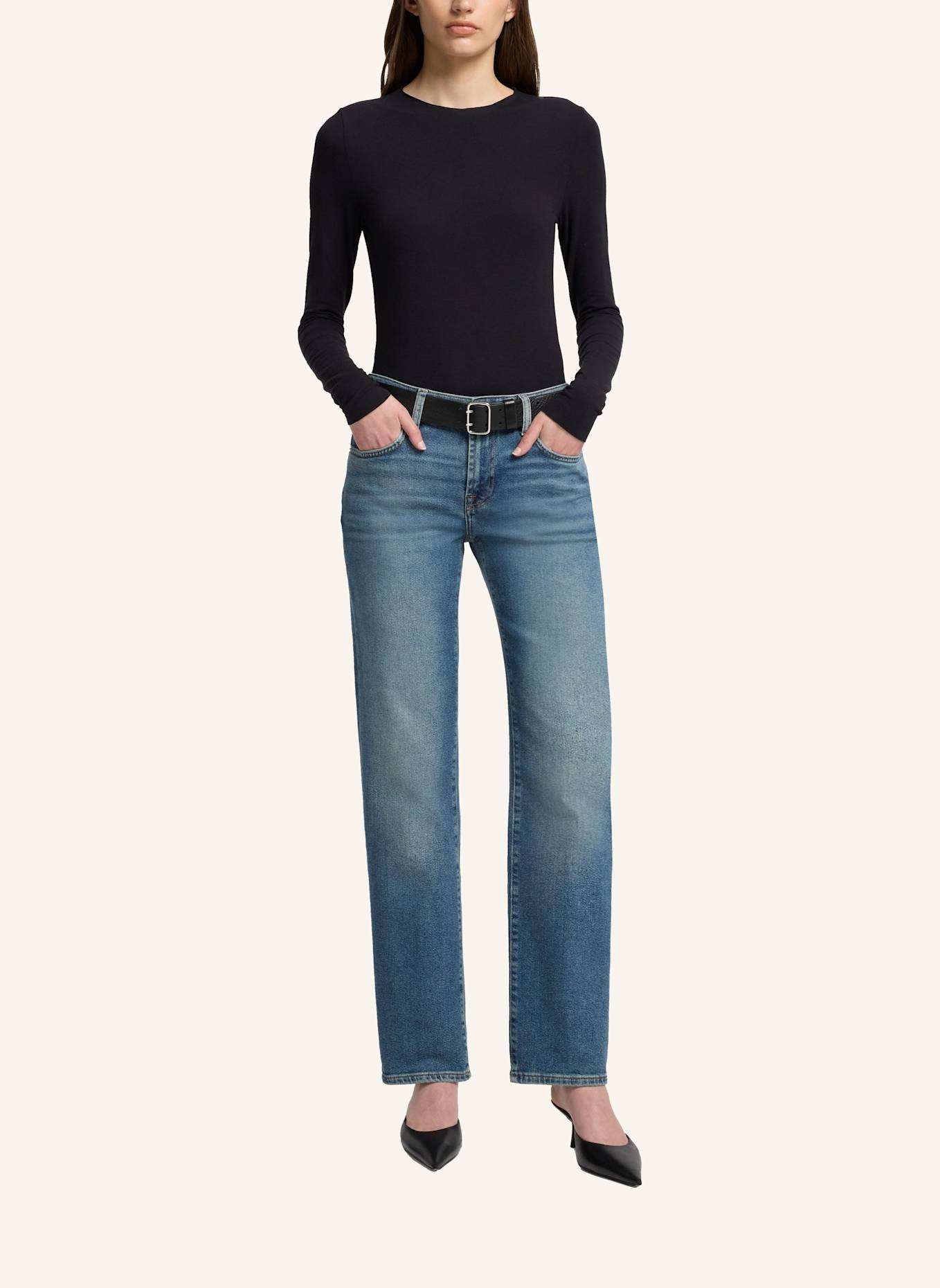 7 for all mankind Rechte jeans CALIE: BLAUW / DONKERBLAUW