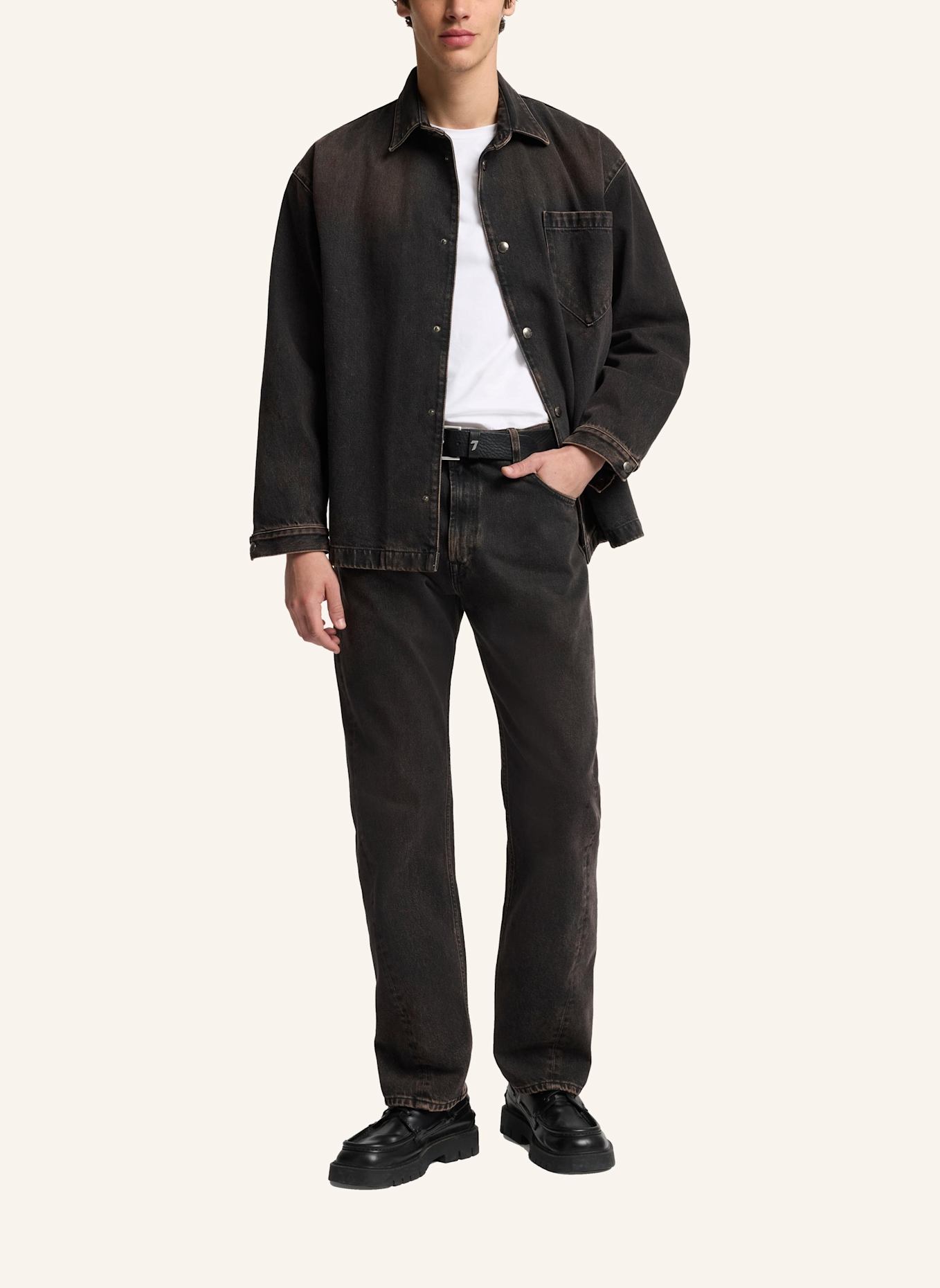 7 for all mankind Overshirt ROOTS: BRAUN