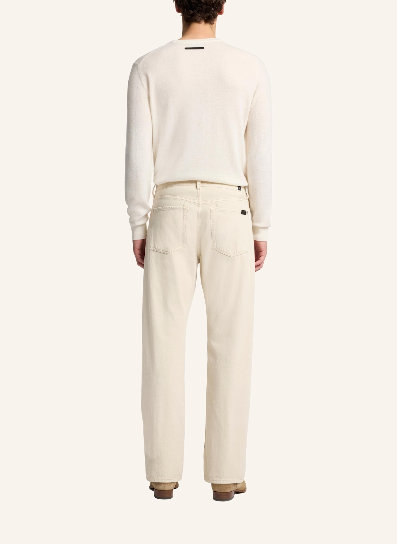 7 for all mankind Jeans TWISTED MODERN STRAIGHT Straight Fit: BEIGE