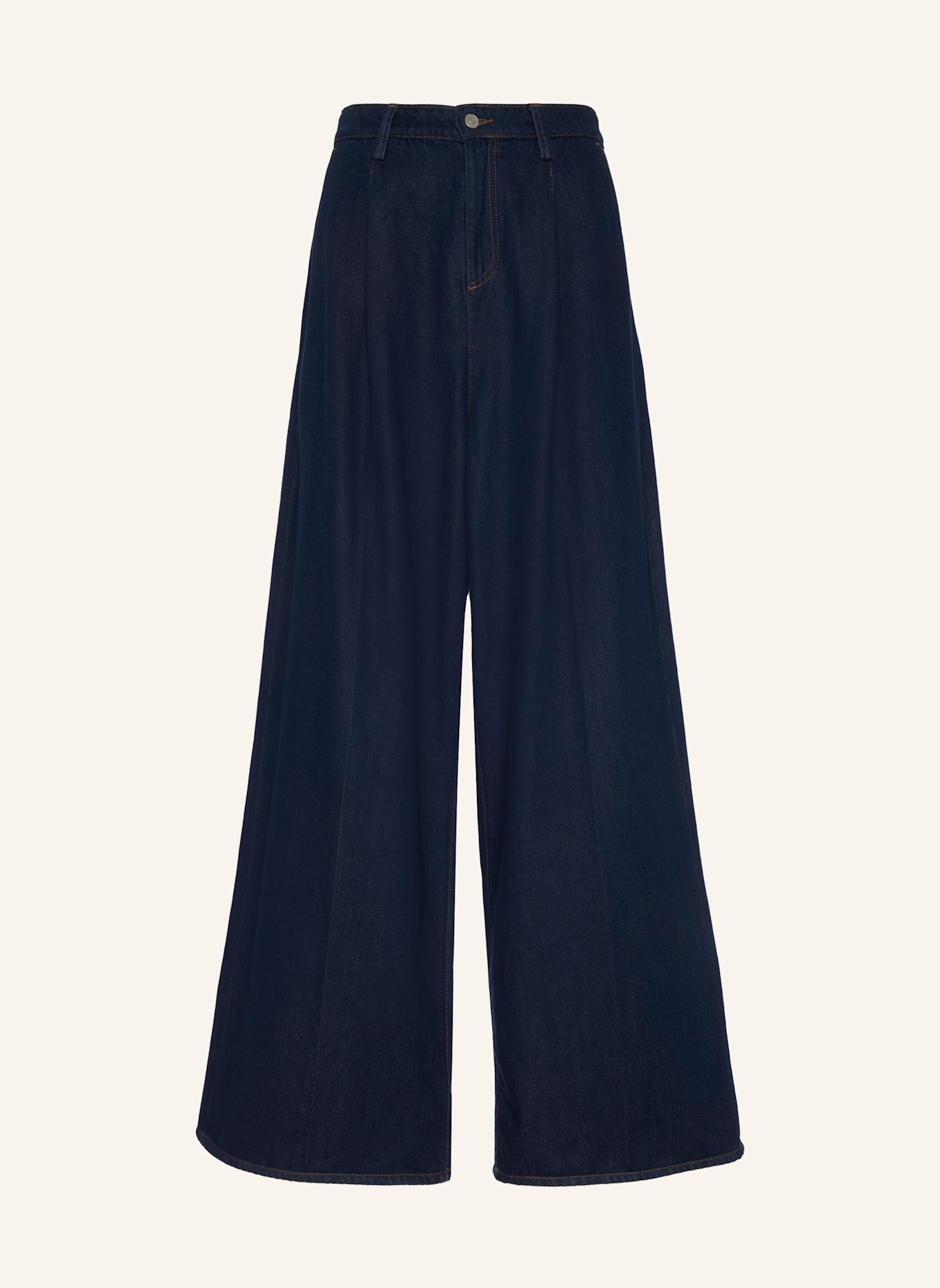 7 for all mankind Chino Pants PLEATED WIDE Wide Leg Fit: BLAU