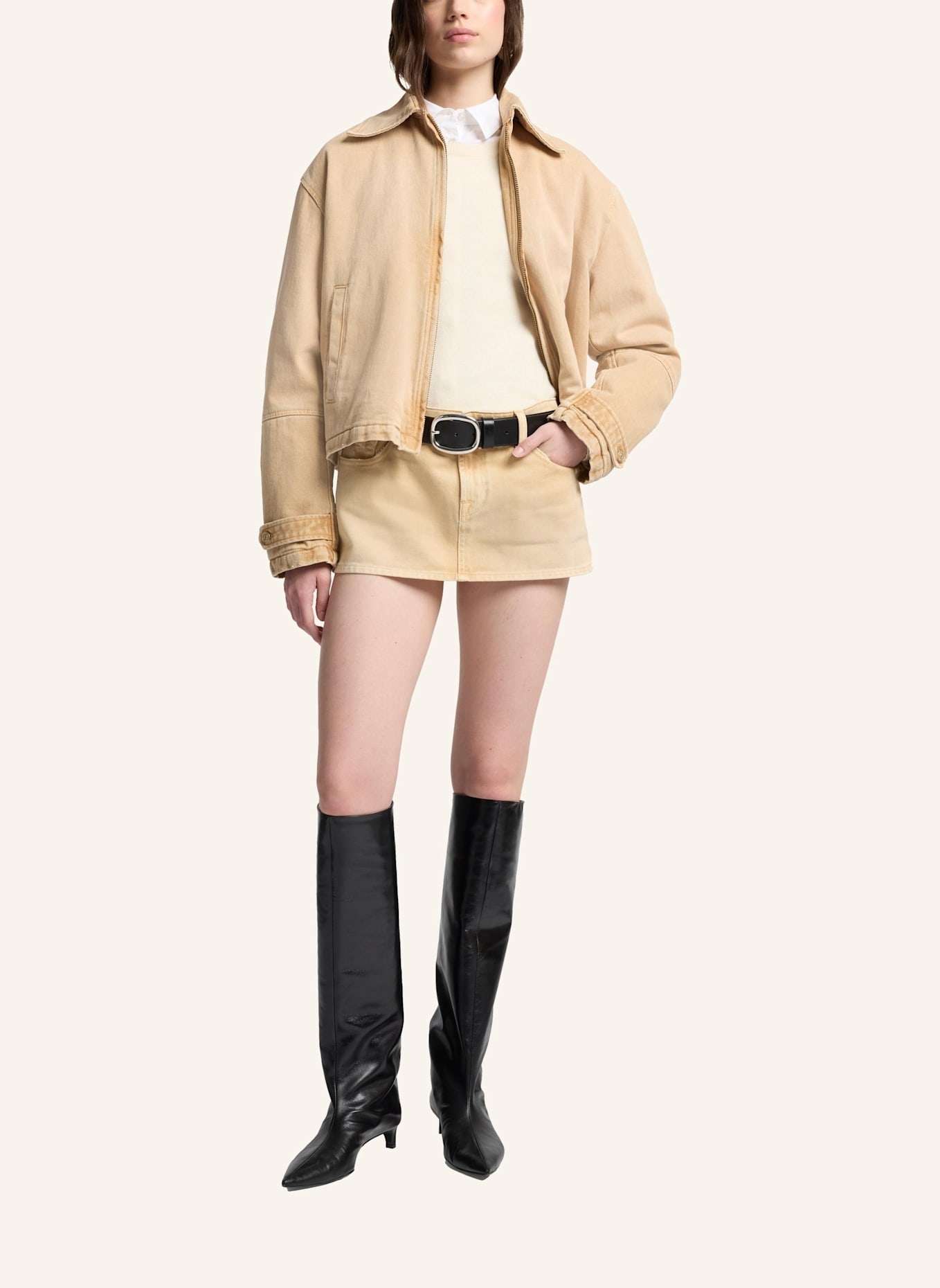 7 for all mankind Jacket WORKWEAR: BEIGE