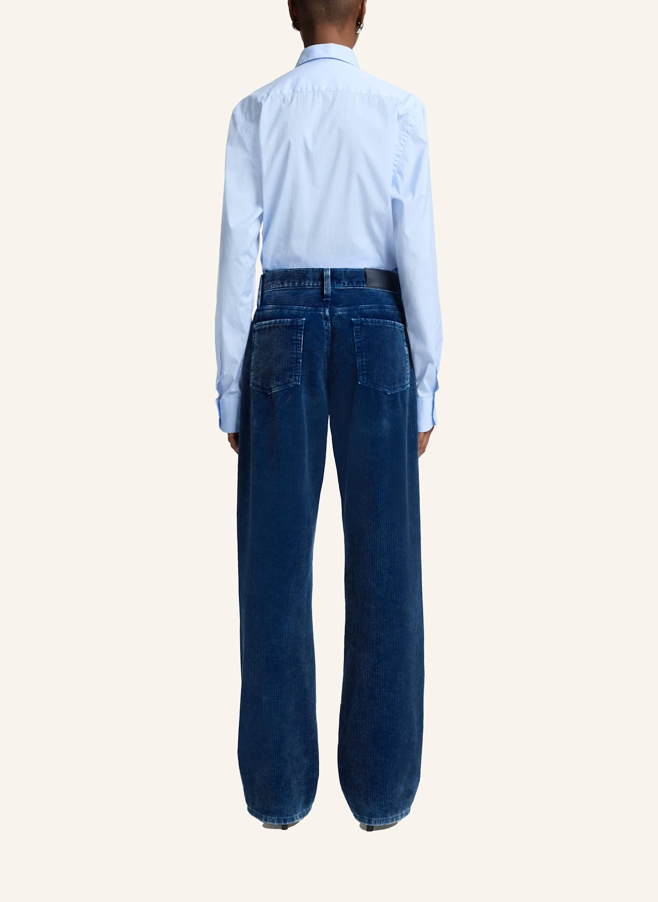7 for all mankind Jeans TESS TROUSER Wide Leg Fit: BLAU