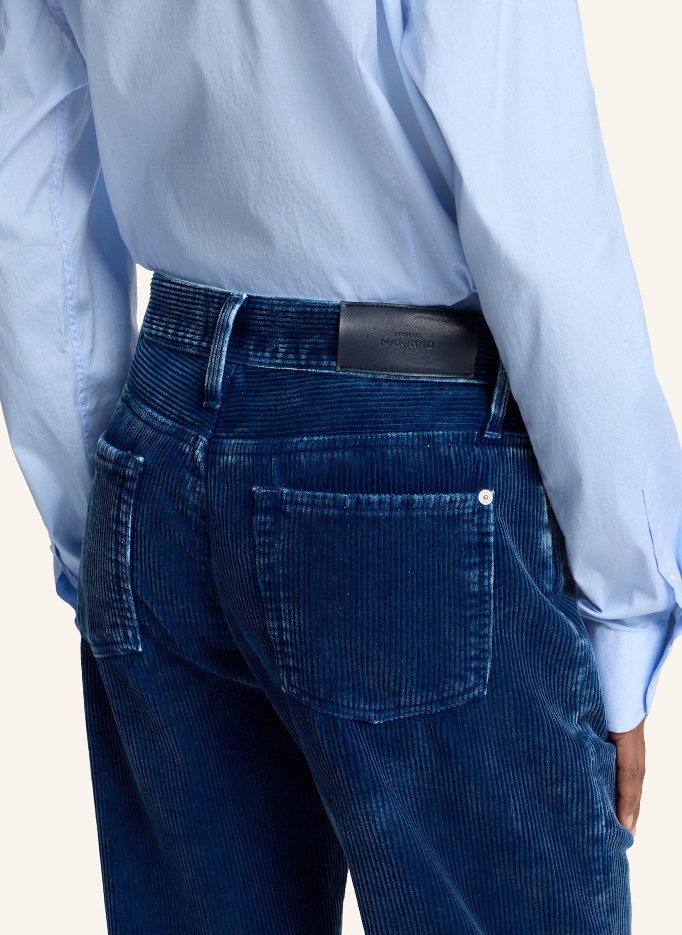 7 for all mankind Jeans TESS TROUSER Wide Leg Fit: BLAU