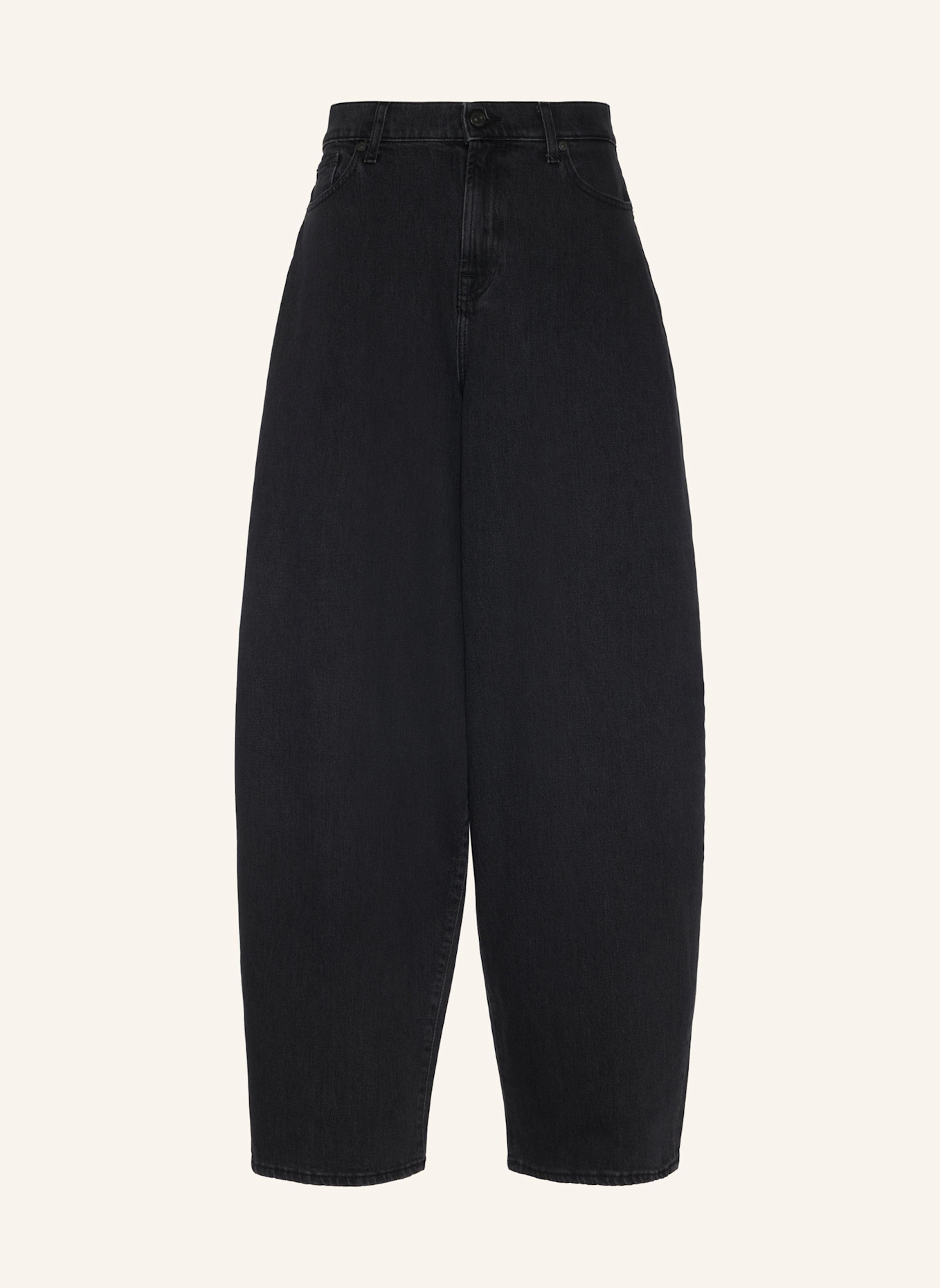 7 for all mankind Jeans BALLOON Baggy Fit: SCHWARZ