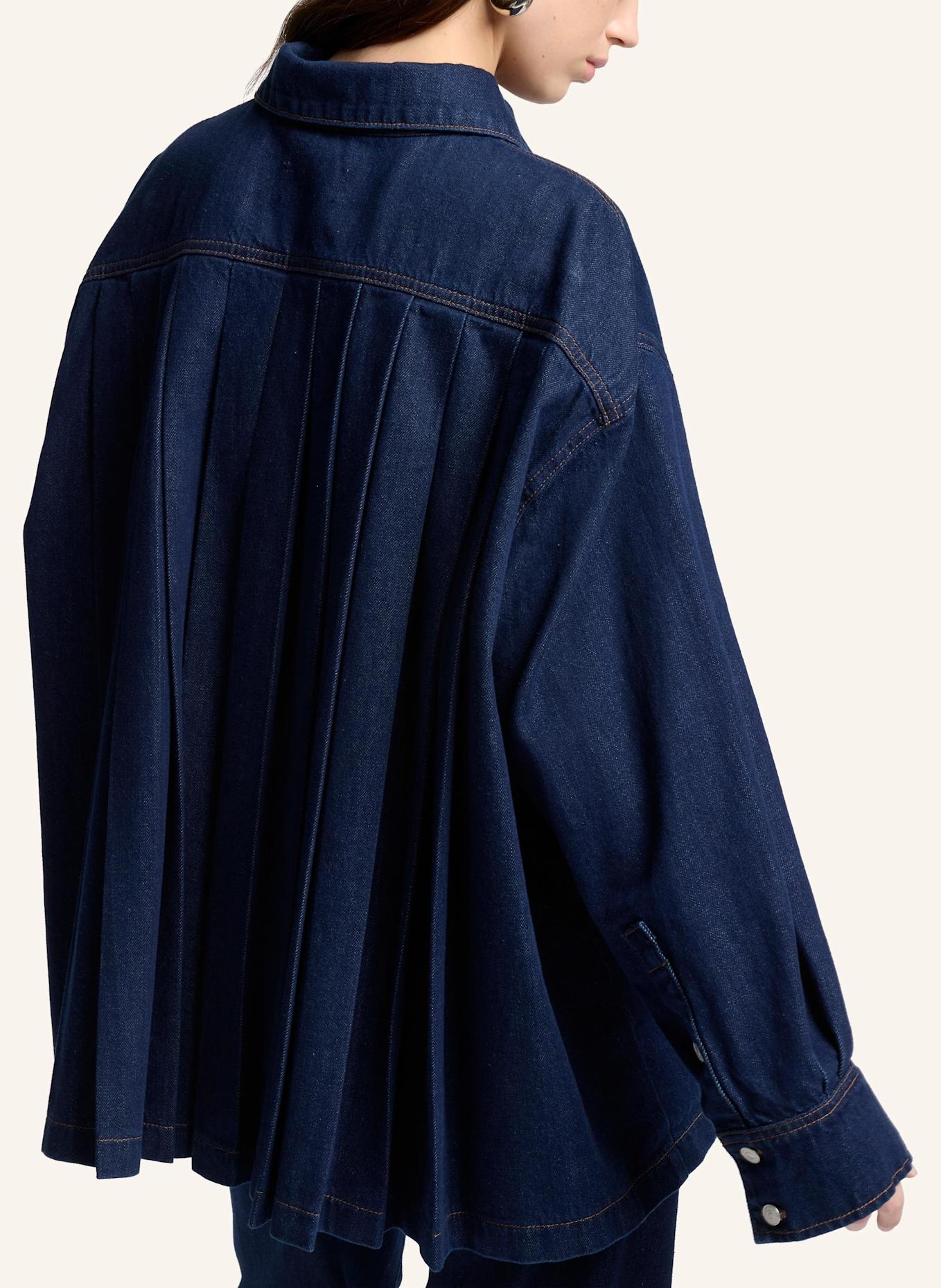 7 for all mankind Overshirt PLEATED: BLAU