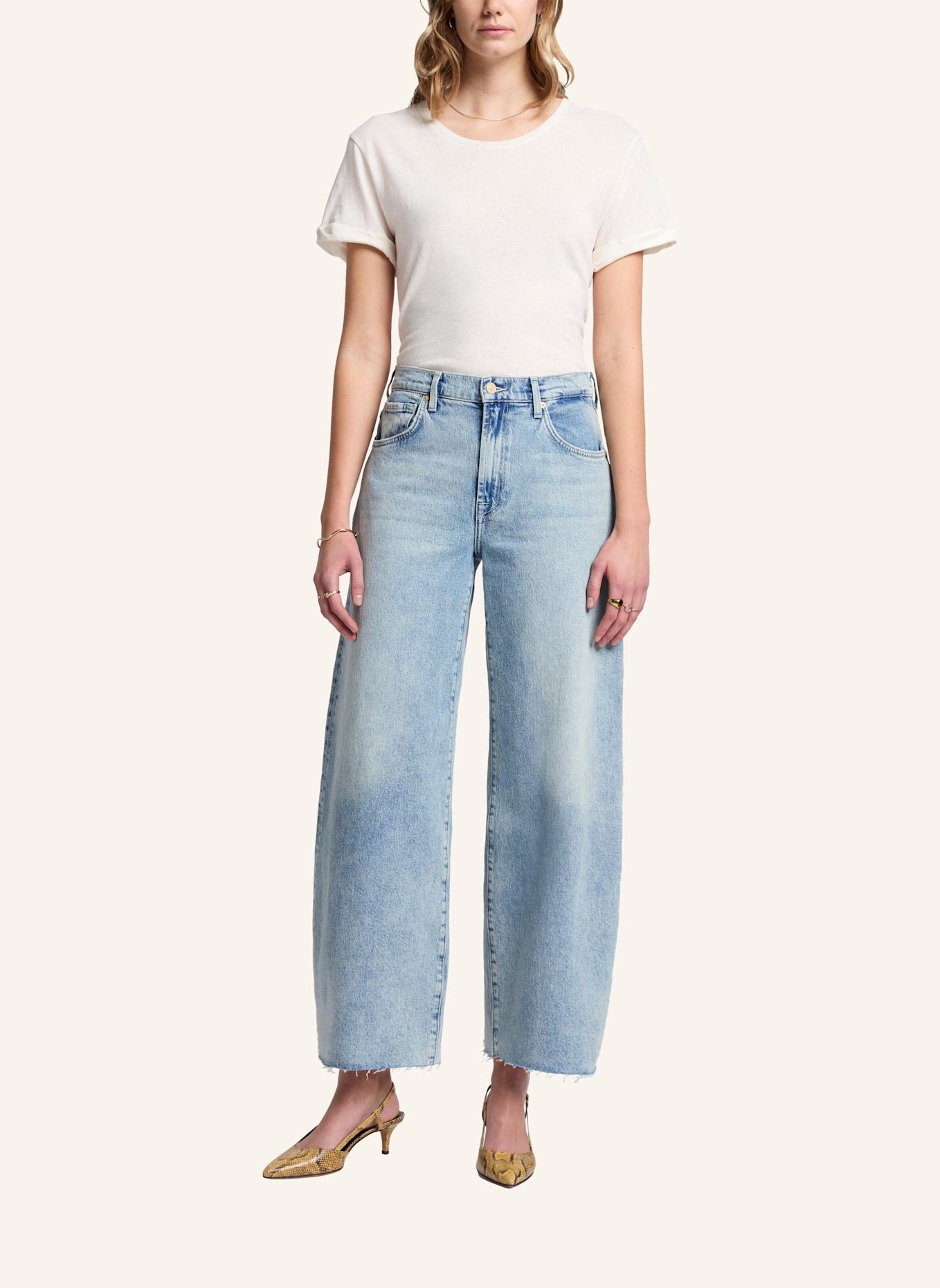 7 for all mankind Jeans BONNIE CURVILINEAR Wide Leg Fit: BLAU
