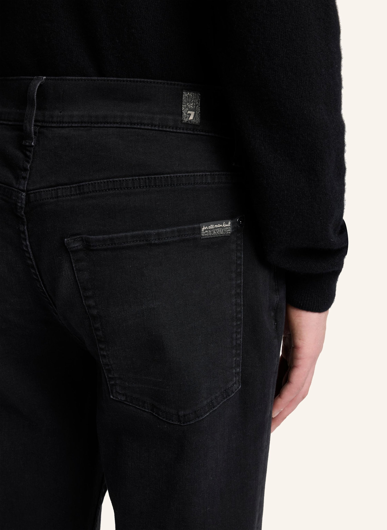 7 for all mankind Jeans AUSTYN Straight Fit: SCHWARZ