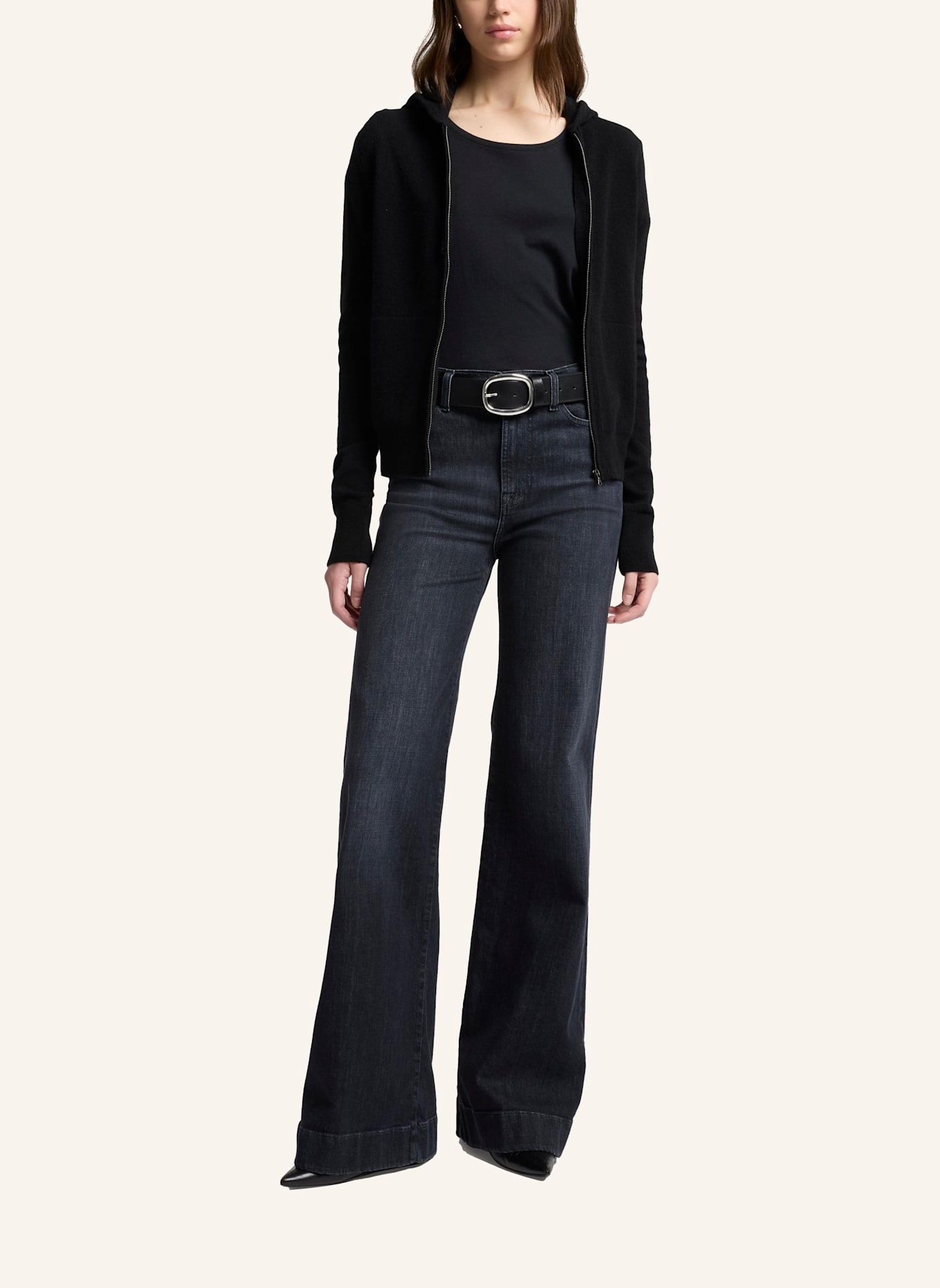 7 for all mankind Jeans MODERN DOJO Flare Fit: SCHWARZ