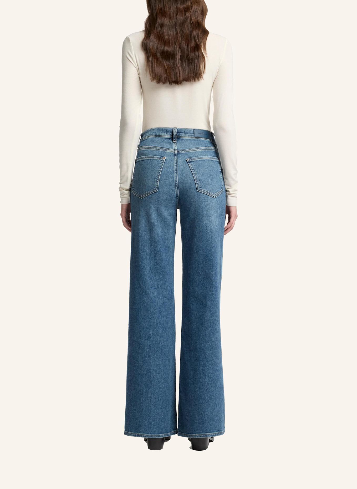 7 for all mankind Flared Jeans ULTRA HIGH RISE JO: BLAU