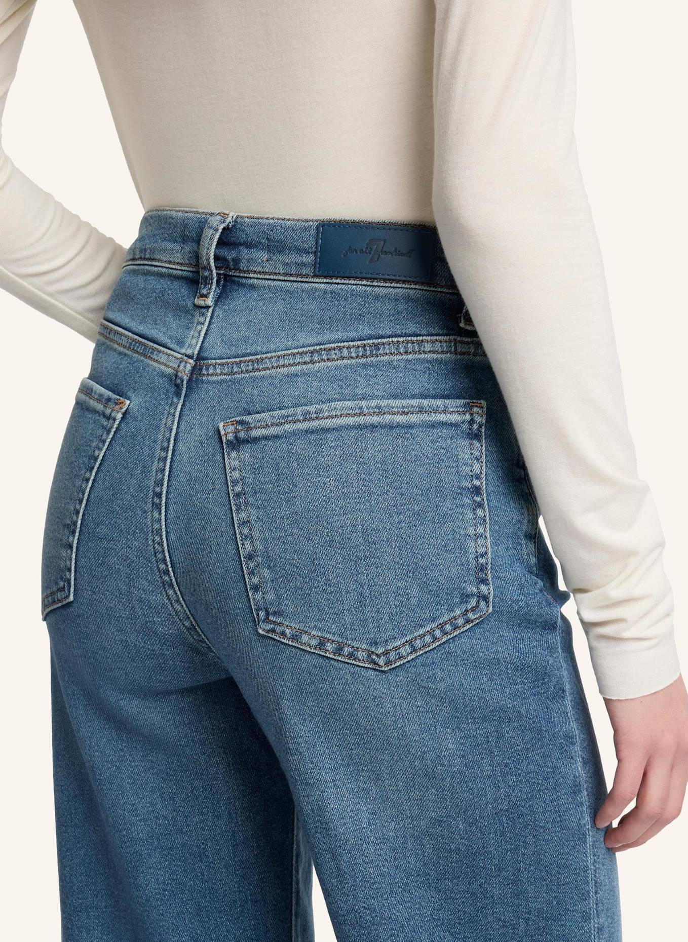 7 for all mankind Flared Jeans ULTRA HIGH RISE JO: BLAU