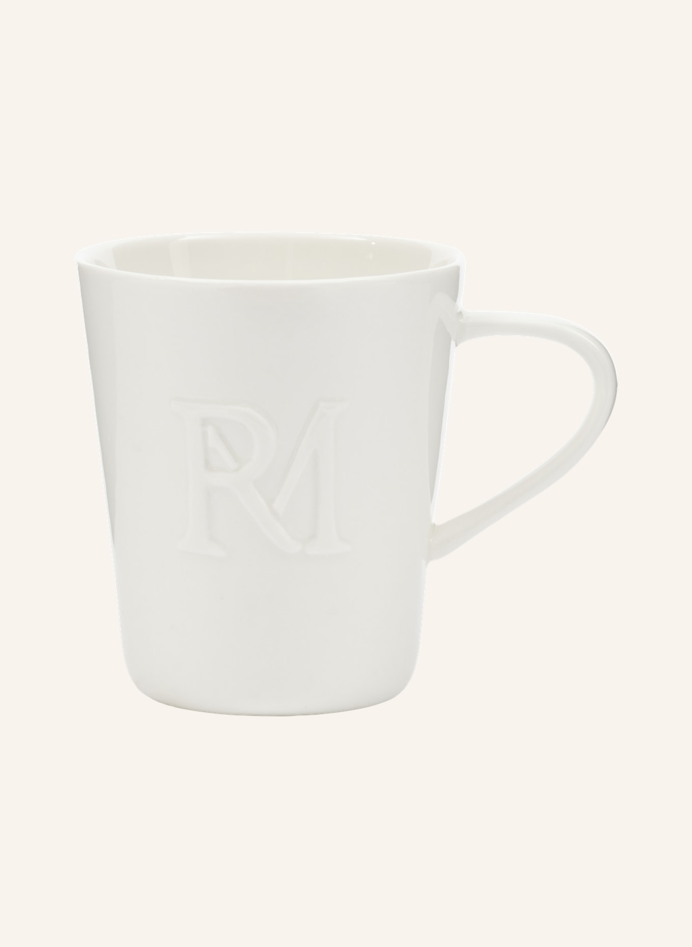 RIVIÈRA MAISON Tasse MONOGRAM, Farbe: WEISS (Bild 1)