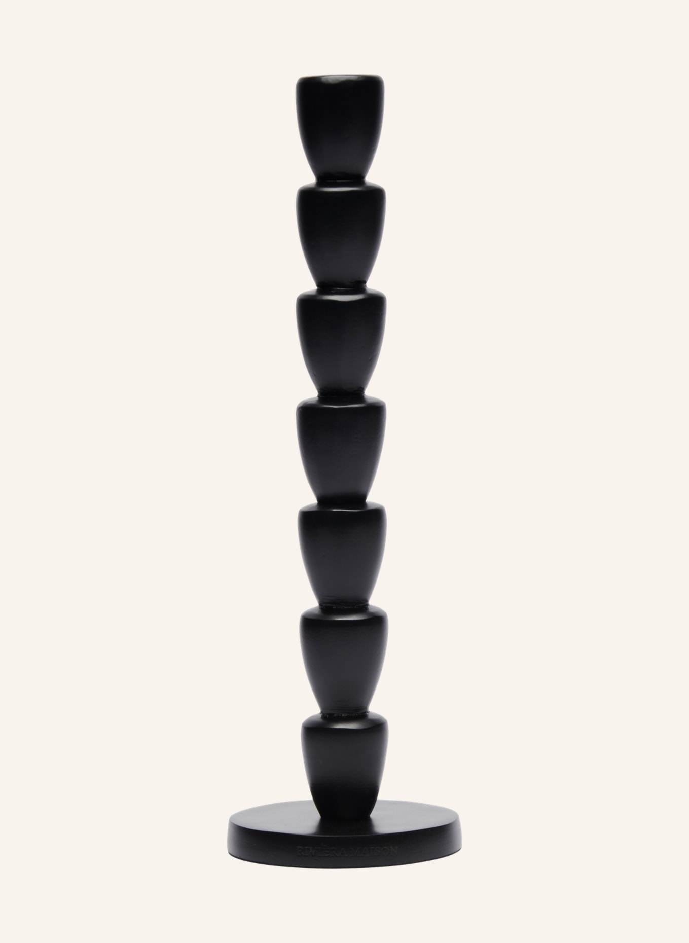 RIVIÈRA MAISON Kerzenhalter FOSSIL, Farbe: SCHWARZ (Bild 1)