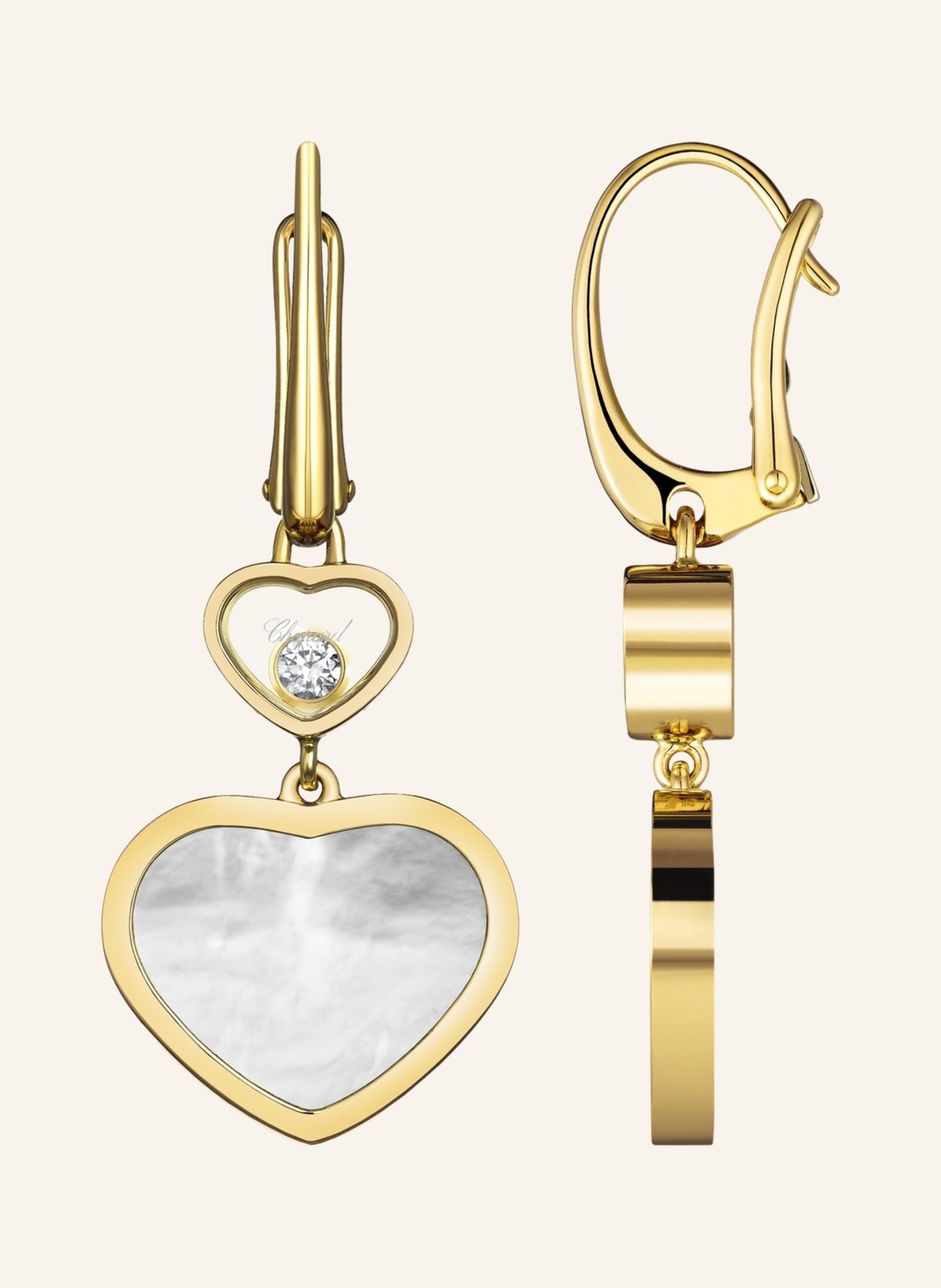 Chopard Ohrring HAPPY HEARTS, Farbe: GOLD (Bild 3)