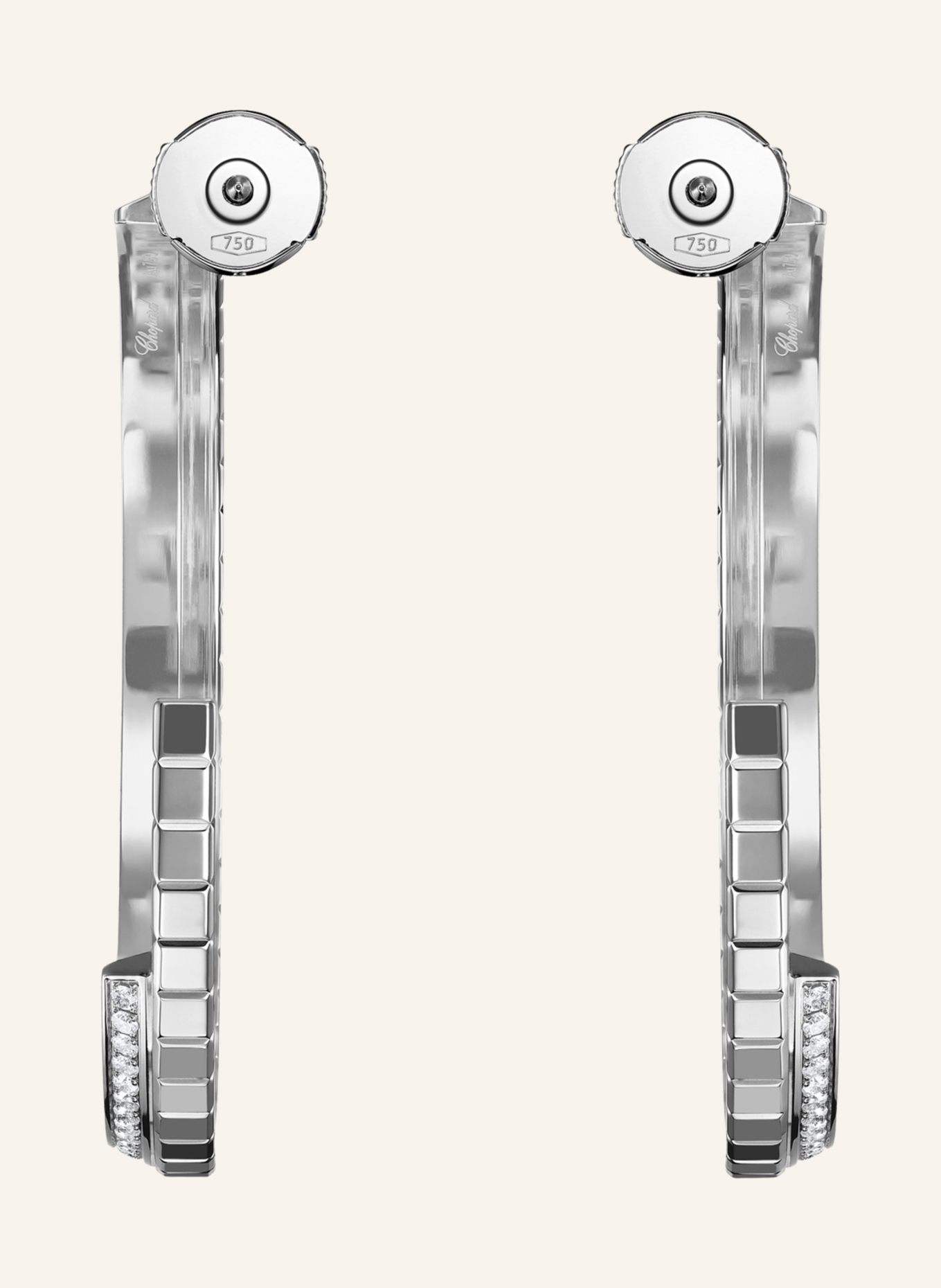 Chopard Ohrring ICE CUBE, Farbe: WEISSGOLD (Bild 4)