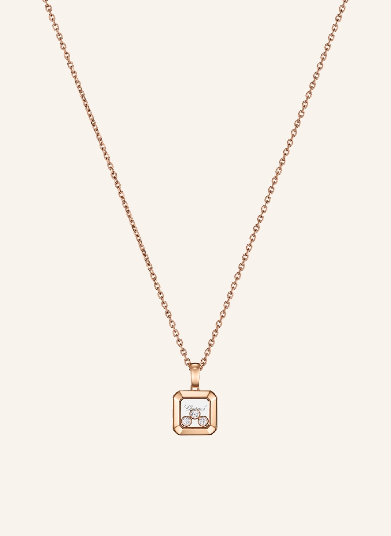 Chopard Halskette HAPPY DIAMONDS, Farbe: ROSÉGOLD (Bild 1)