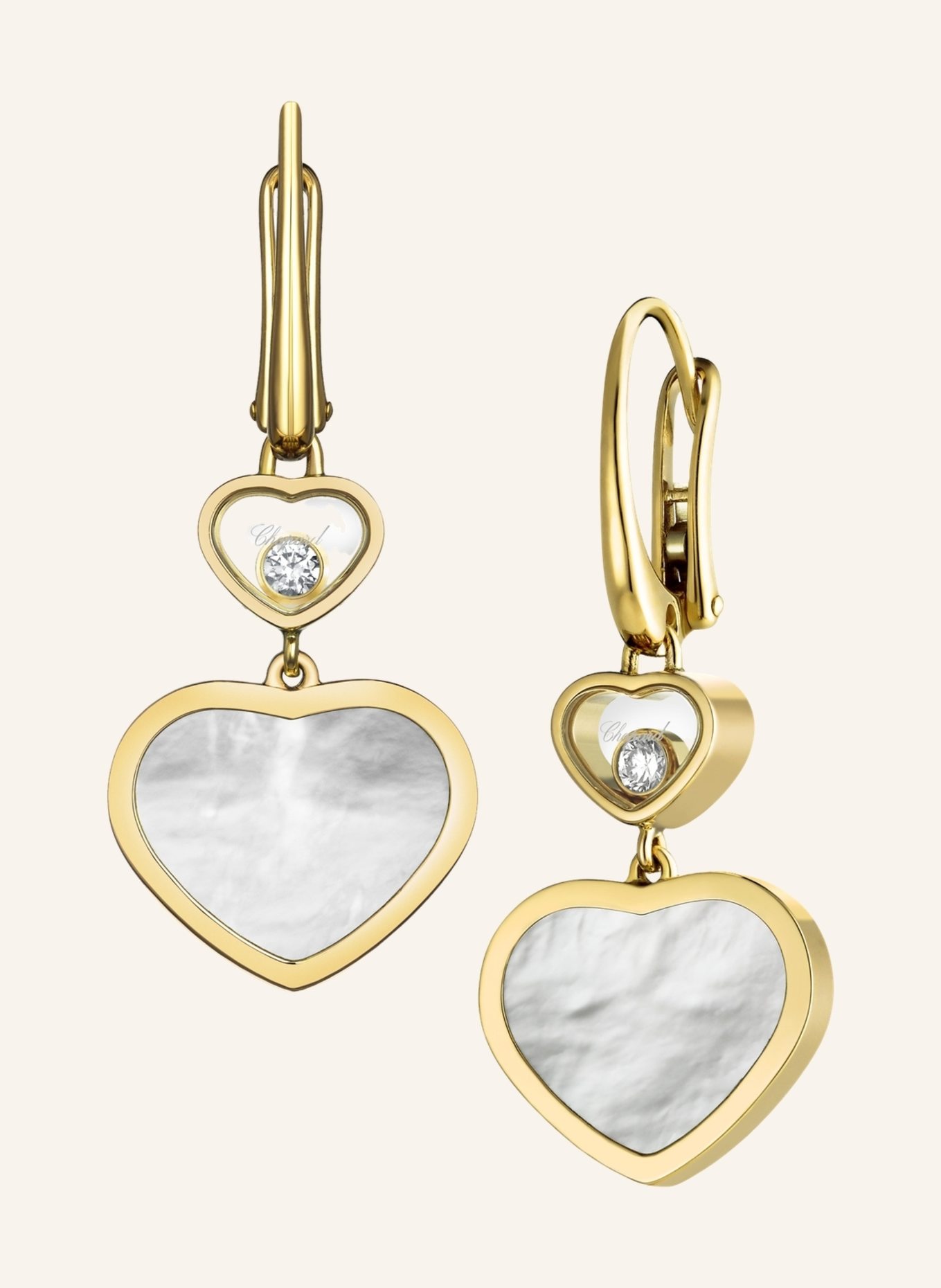 Chopard Ohrring HAPPY HEARTS, Farbe: GOLD (Bild 2)