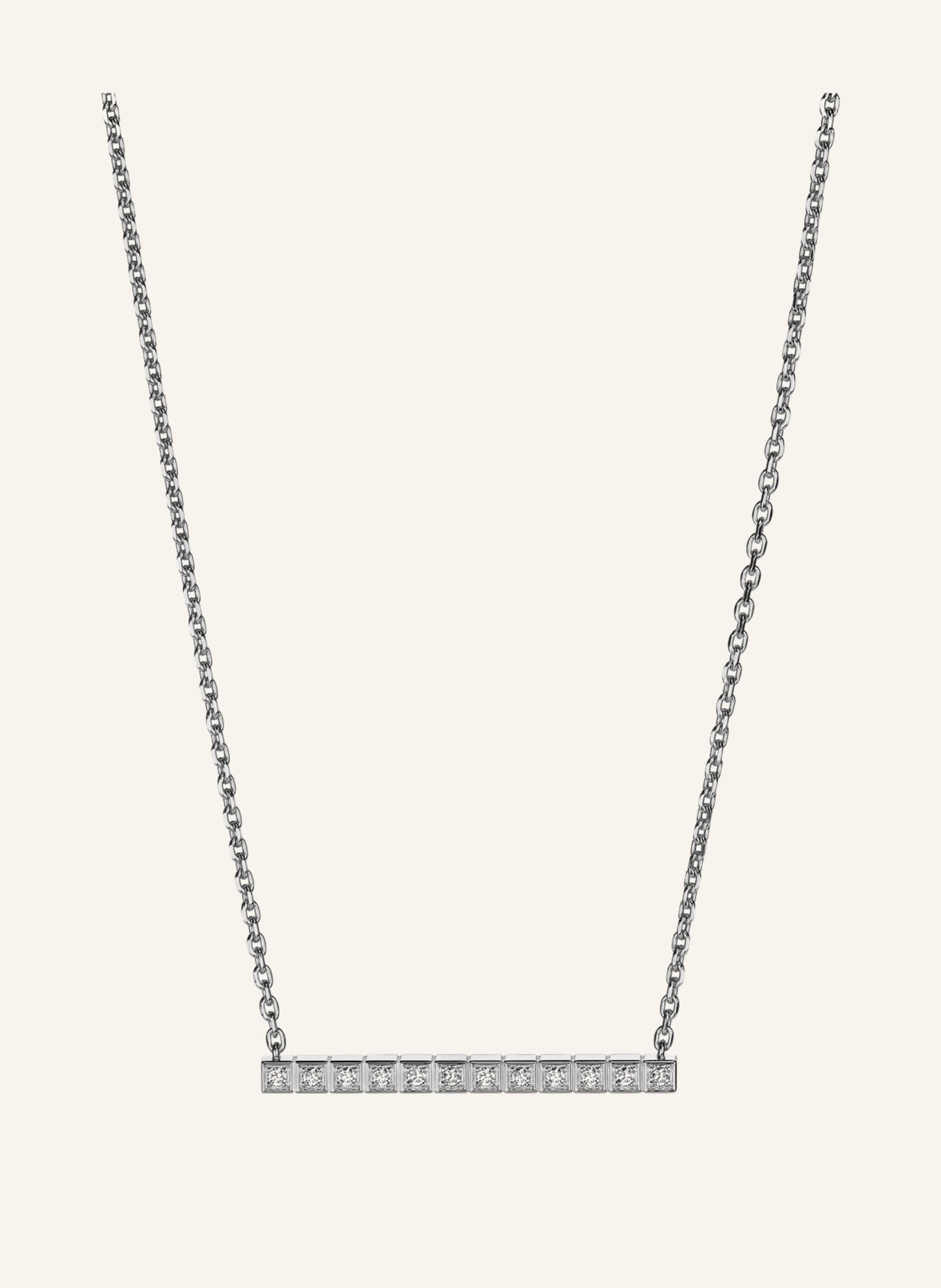 Chopard Halskette ICE CUBE, Farbe: WEISSGOLD (Bild 1)