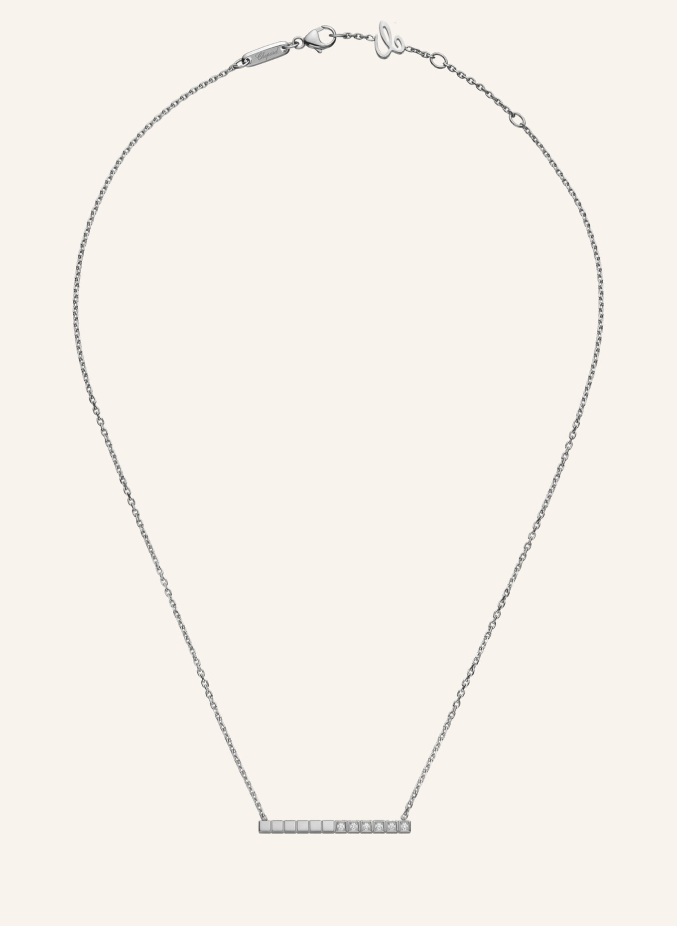 Chopard Halskette ICE CUBE, Farbe: WEISSGOLD (Bild 2)